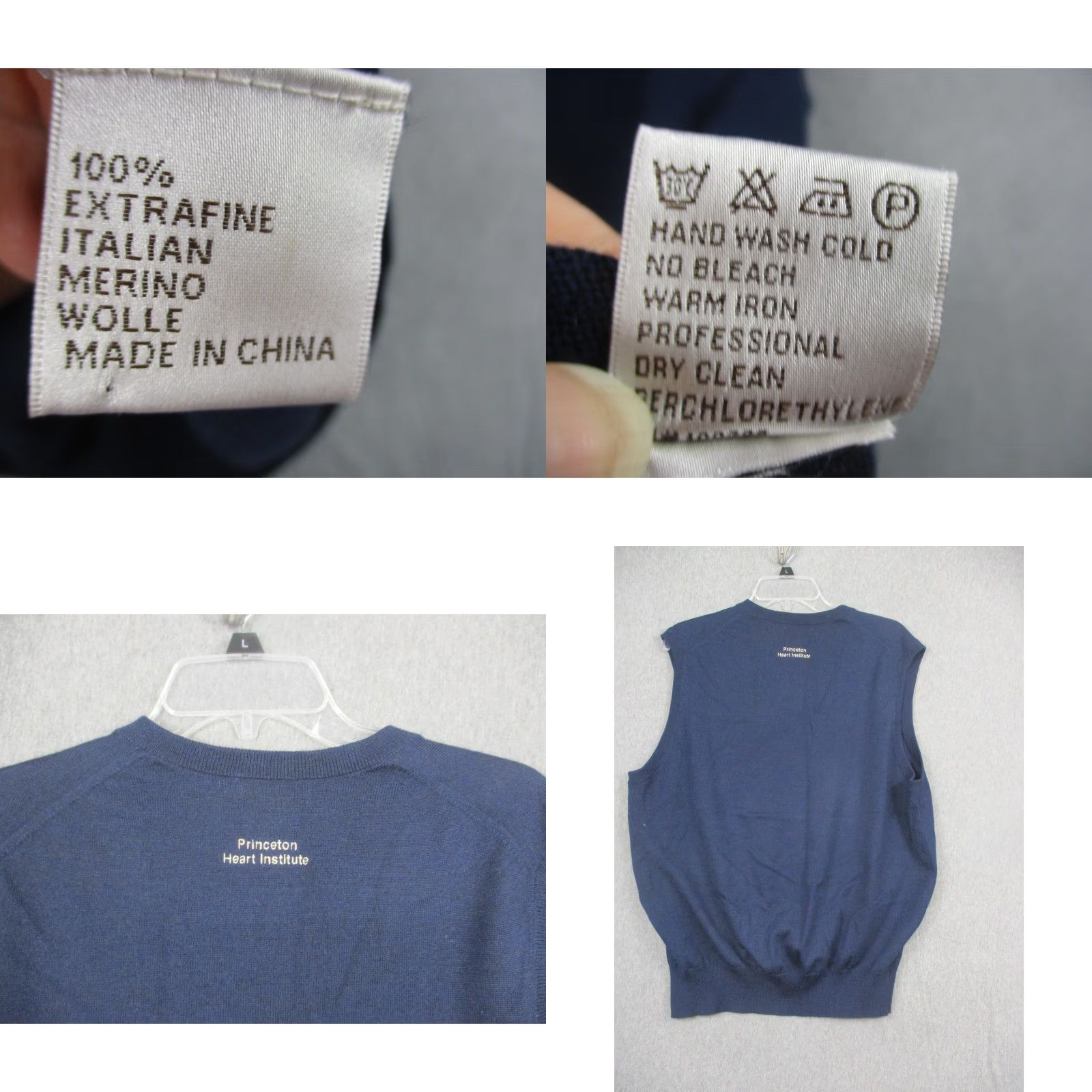 Peter Millar Peter Millar Vest Mens Large Blue Italian Merino Wool Shoal Creek Golf Size US L / EU 52-54 / 3 - 8 Thumbnail