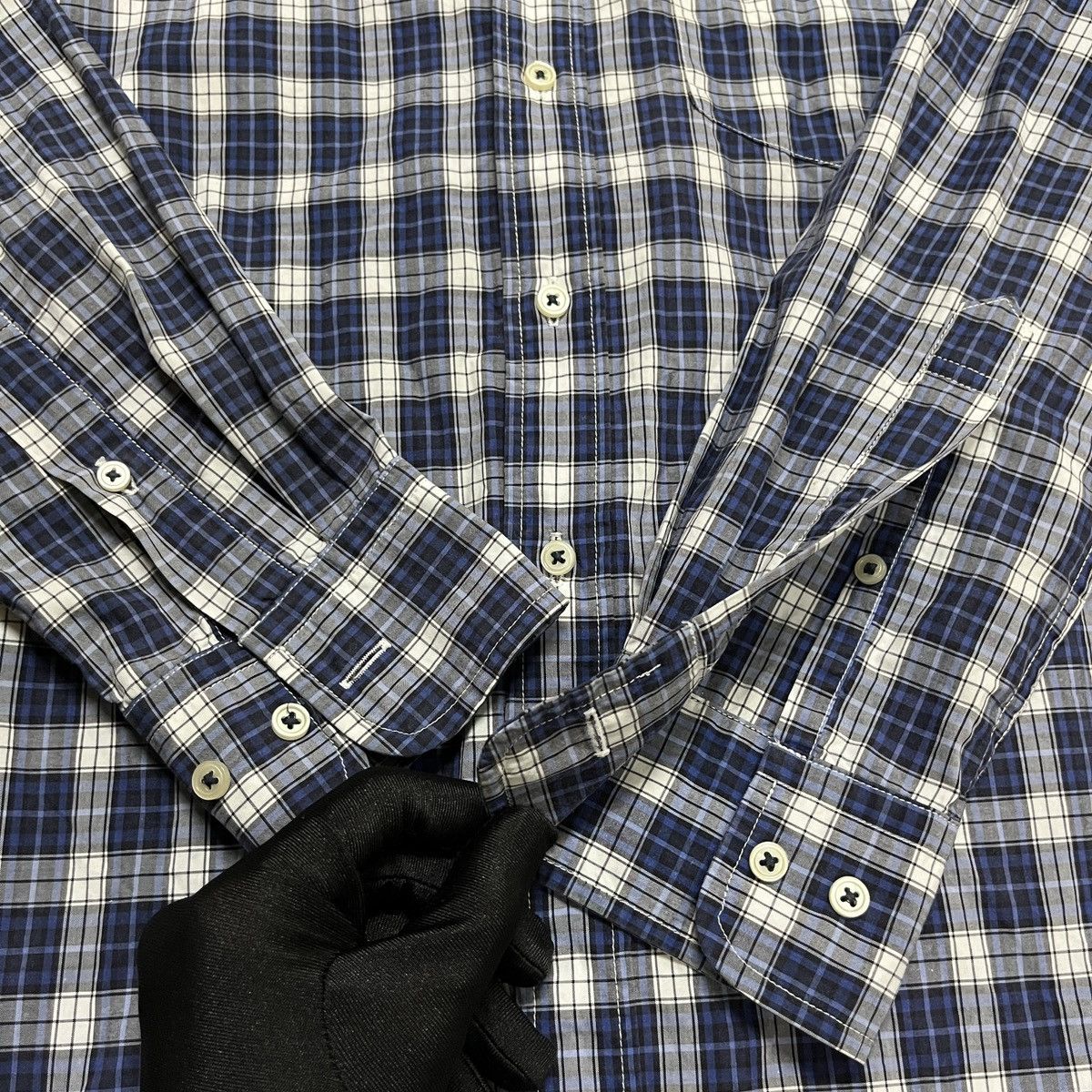 Japanese Brand × Uniqlo × Vintage Uniqlo Plaid Button Up Shirt Size US S / EU 44-46 / 1 - 3 Thumbnail
