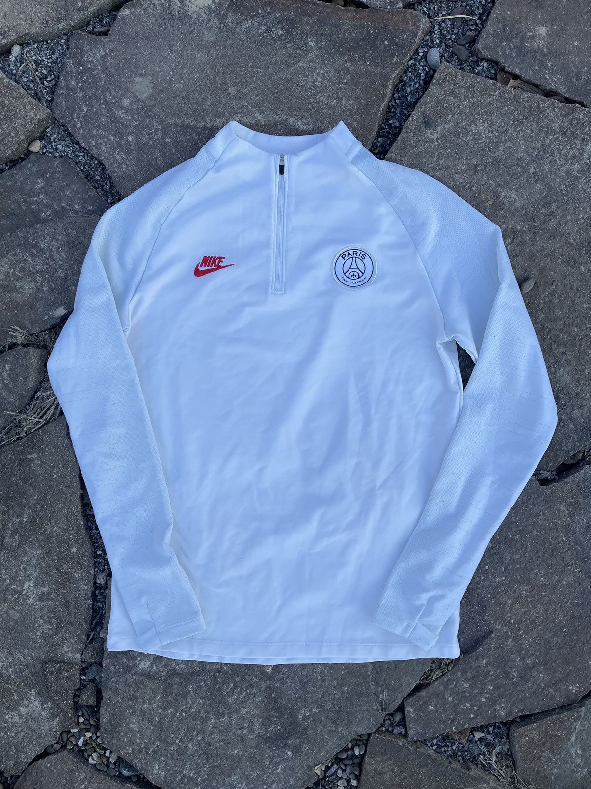 Nike 2019 Nike PSG drill white zip Long sleeve jersey Size US S / EU 44-46 / 1 - 2 Thumbnail