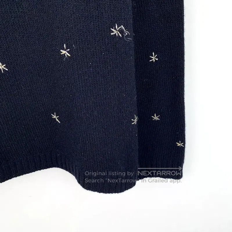Dior Dior Cashmere Pullover Sweater in Navy Blue . Size XXS / US 00 / IT 34 - 4 Thumbnail