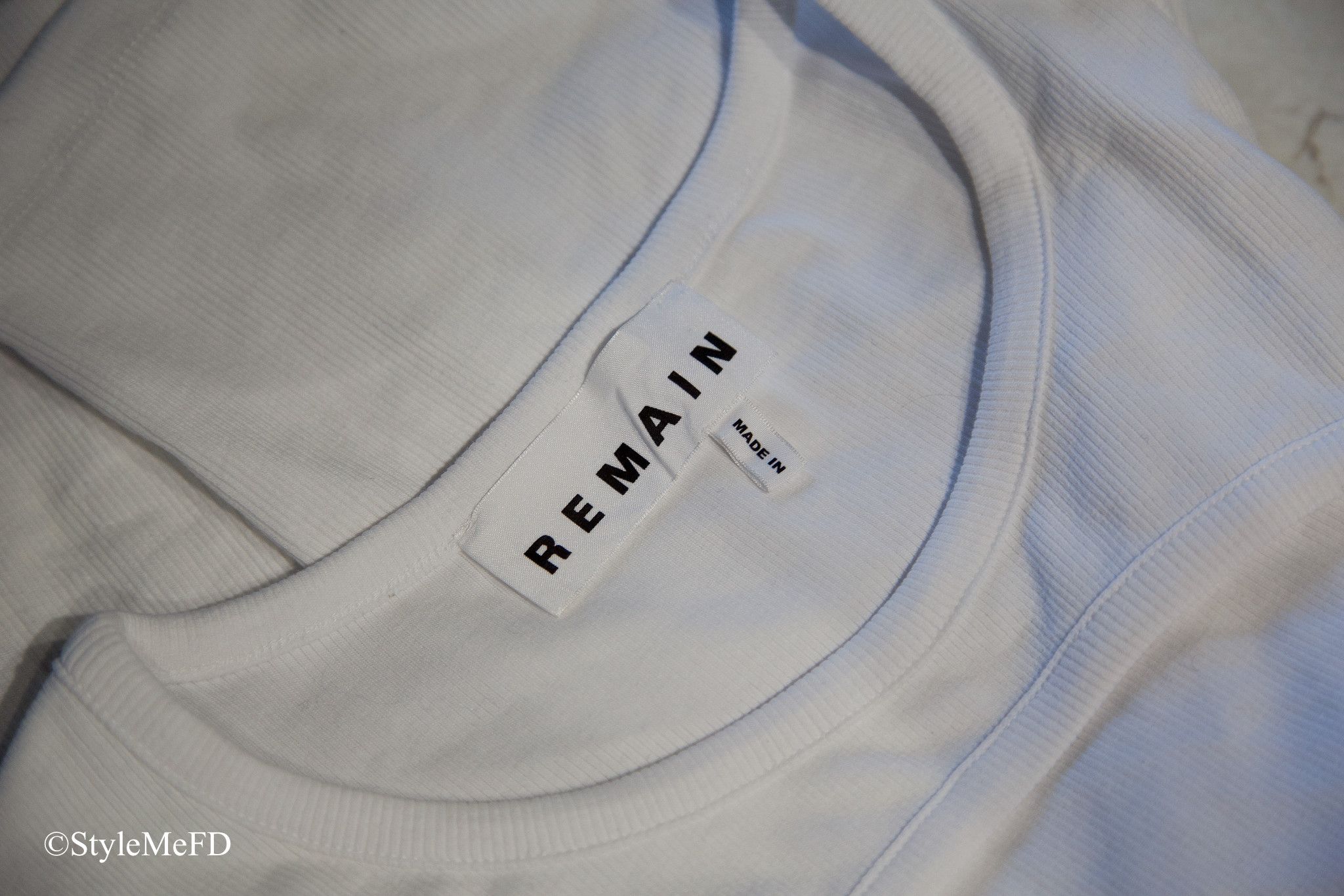 REMAIN Birger Christensen REMAIN Birger Christensen White Cut-Out Short Sleeve T-Shirt Size XL / US 12-14 / IT 48-50 - 5 Thumbnail