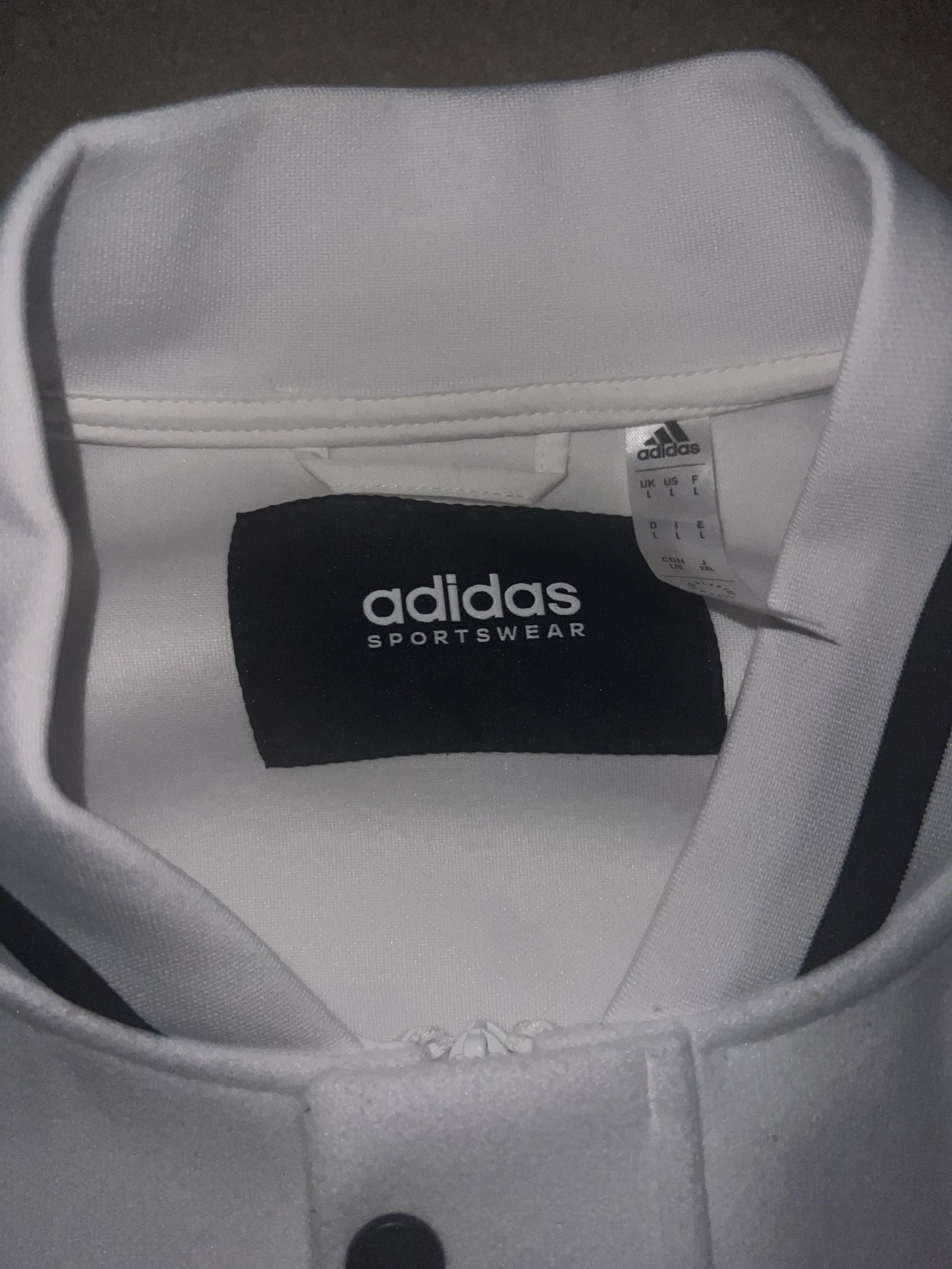 Adidas Adidas Collegiate Premium Varsity Bomber Jacket Q3 White Size US L / EU 52-54 / 3 - 6 Thumbnail