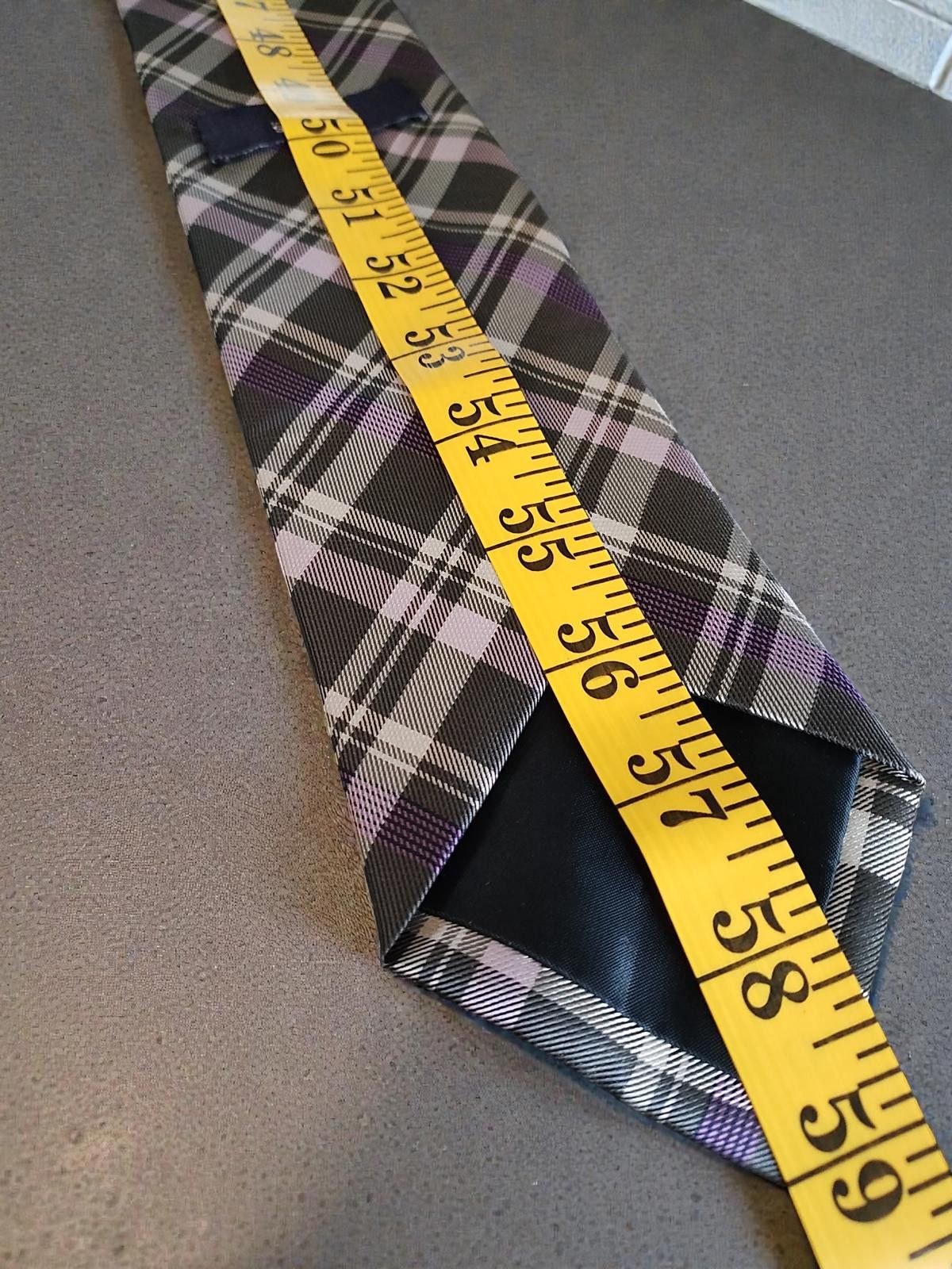 Stafford Stafford Classic Plaid Polyester Tie Size ONE SIZE - 4 Thumbnail