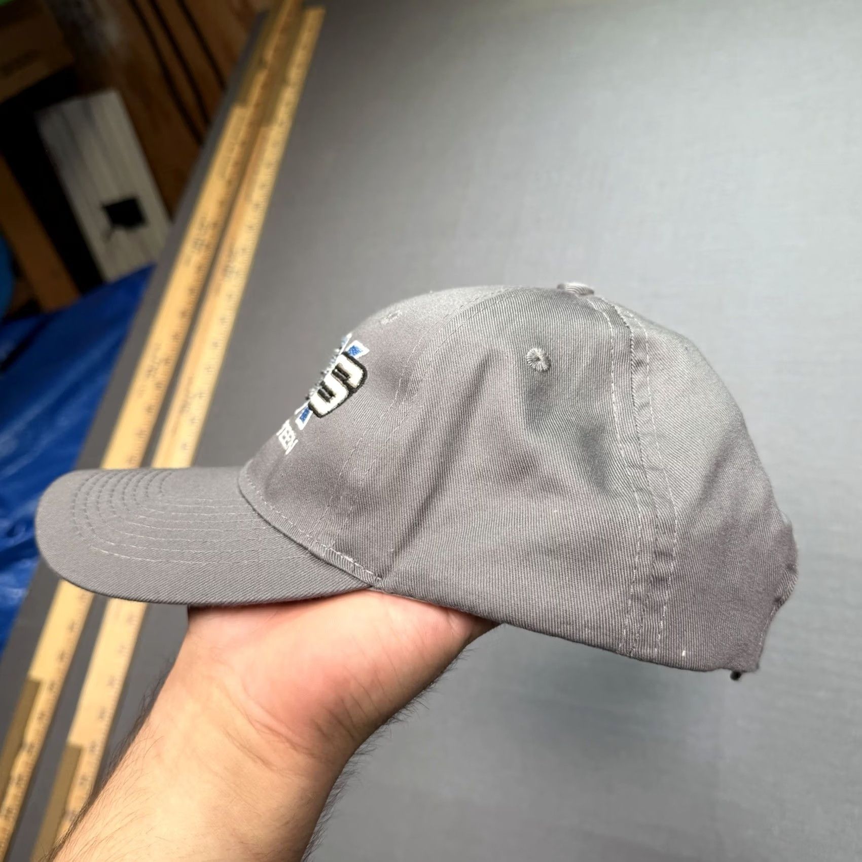 Vintage NCIS Hat Cap Strapback Grey Cast & Crew Embroidered CBS TV Show Season Nineteen Men's One Size Gray Baseball Cap Adjustable Hat Size ONE SIZE - 3 Thumbnail