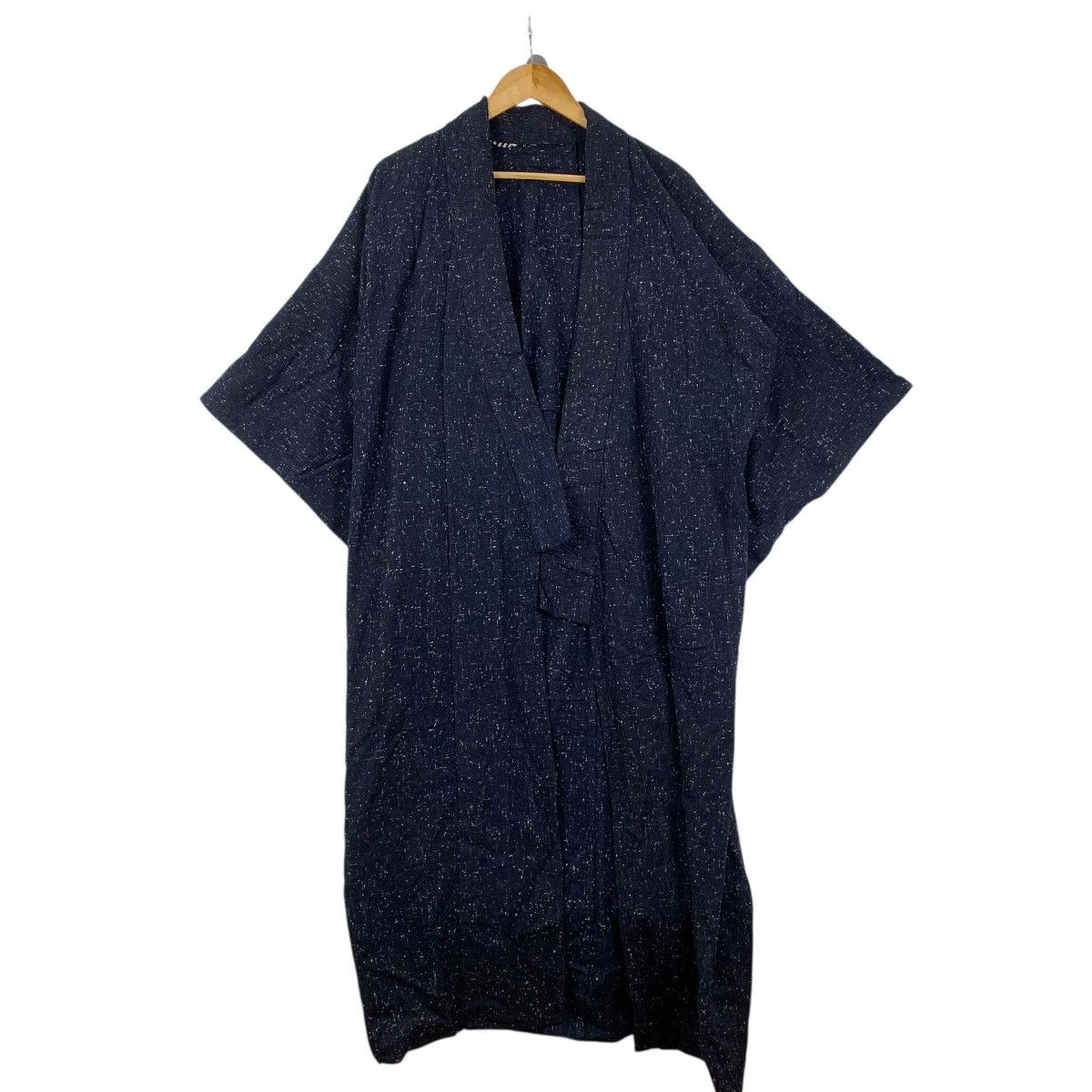 Vintage Vintage 70s KIMONO PURE INDIGO JAPAN Traditional Robe Coat Size M / US 6-8 / IT 42-44 - 1 Thumbnail