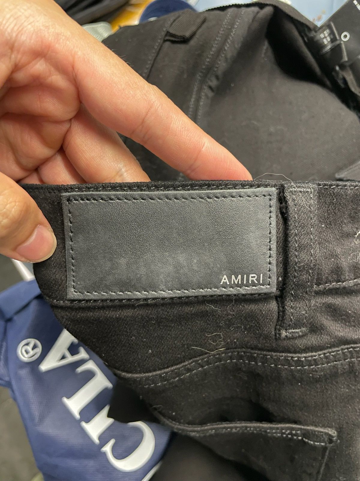Amiri Amiri Black Diamonds Destroyed Jeans Size US 30 / EU 46 - 12 Thumbnail