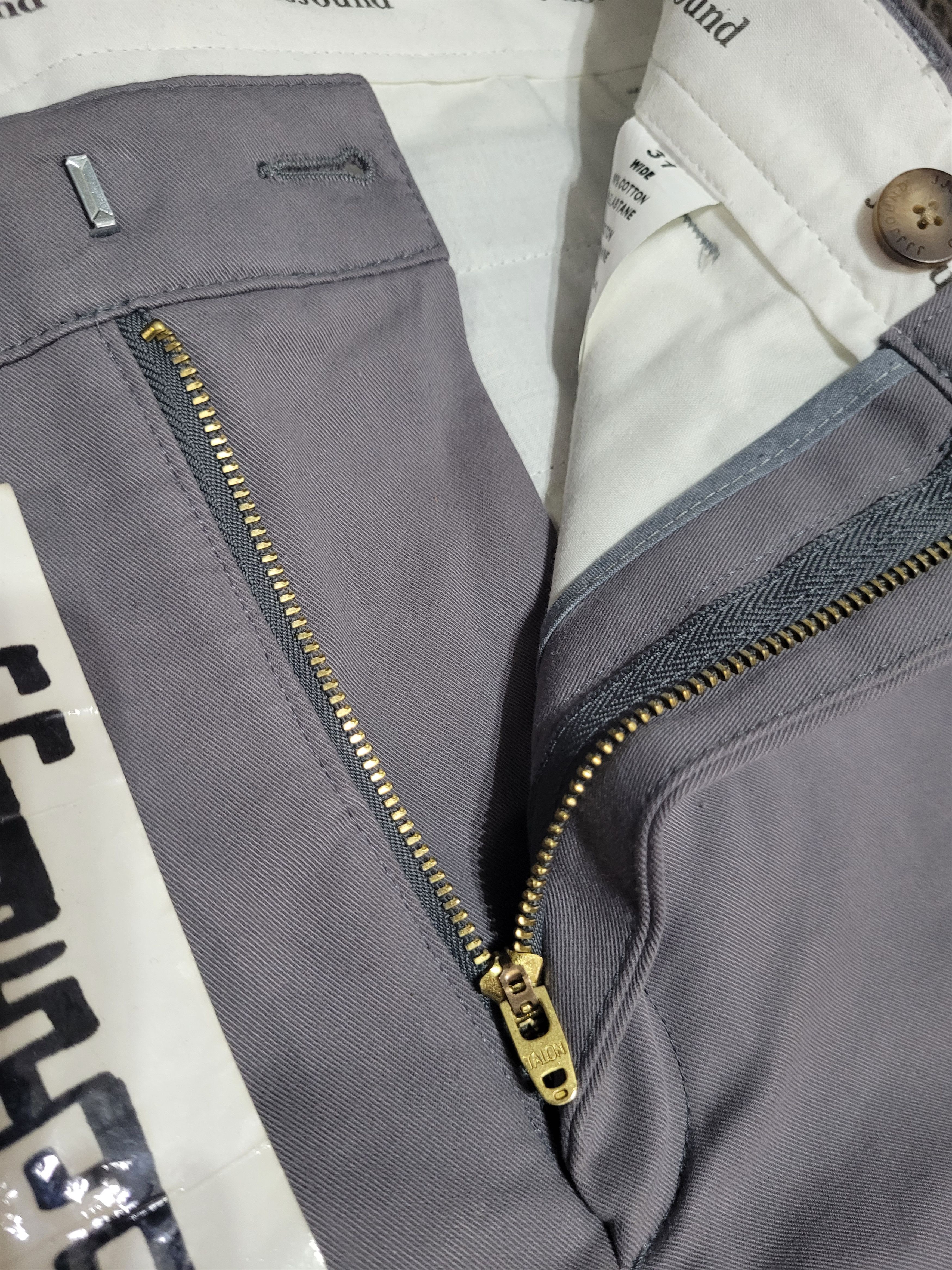 JJJJound JJJJOUND RELAXED CHINO PANTS CHARCOAL GREY Size US 31 - 3 Thumbnail