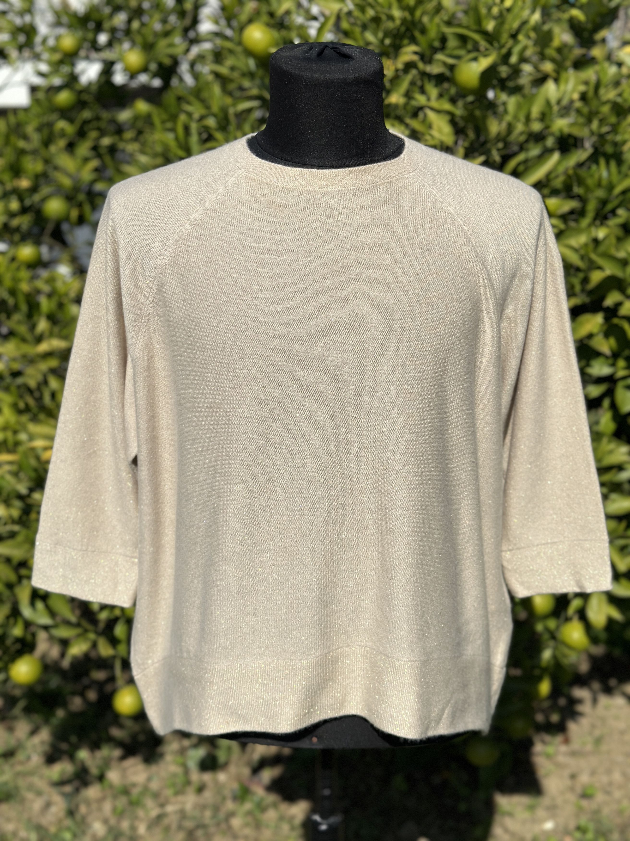 Brunello Cucinelli Brunello Cucinelli Shimmer Knit Sweater Sleeve Size M Size M / US 6-8 / IT 42-44 - 4 Thumbnail