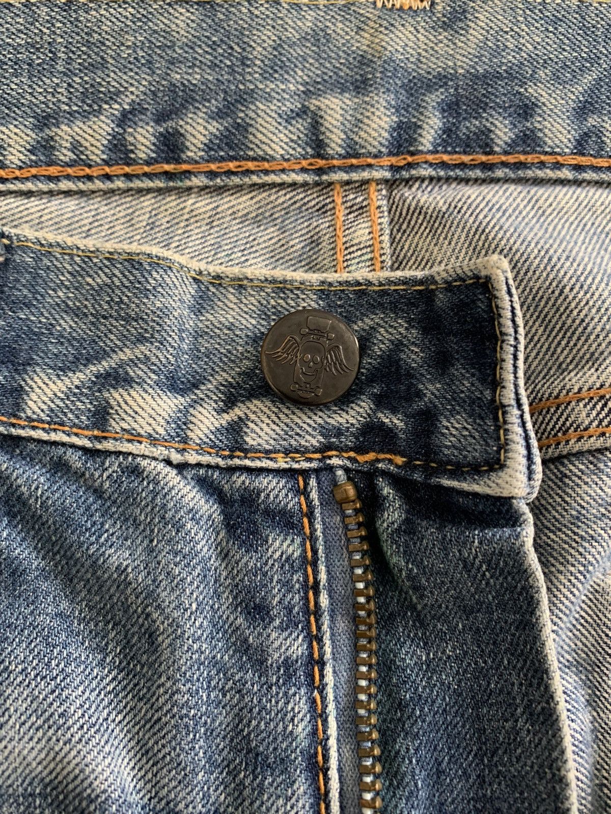 Japanese Brand RNA inc Grunge Distressed Crazy Faded Jeans Size US 30 / EU 46 - 5 Thumbnail