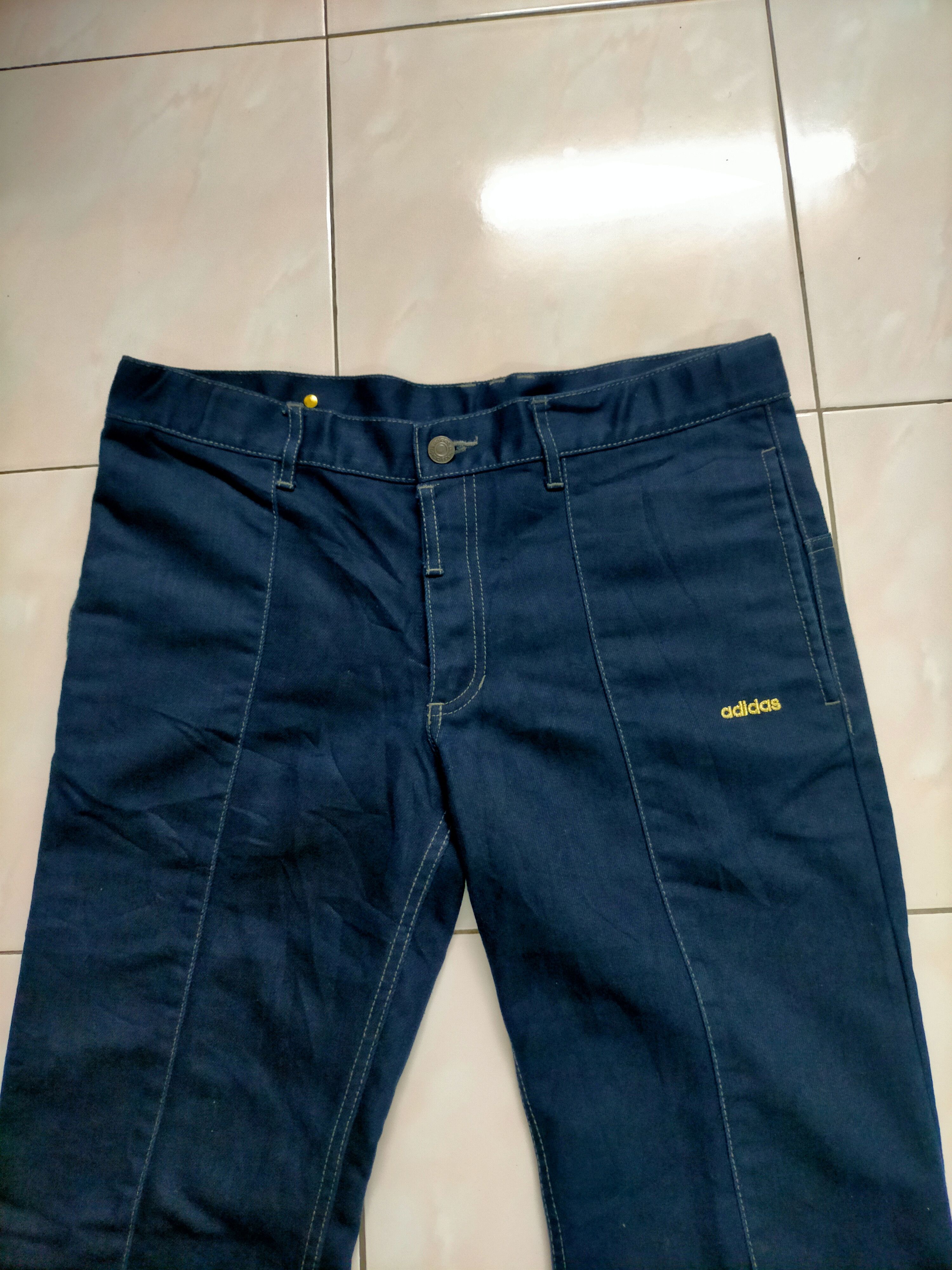 Adidas Vintage Flare Jeans by Adidas Y2K Denim Pant Size US 34 / EU 50 - 4 Thumbnail