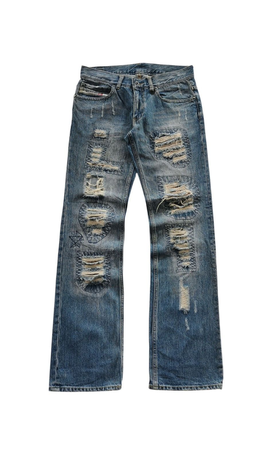 Nicole Club Nicole club for men patchwork denim jeans SIZE 30 - A759 Size US 30 / EU 46 - 1 Thumbnail