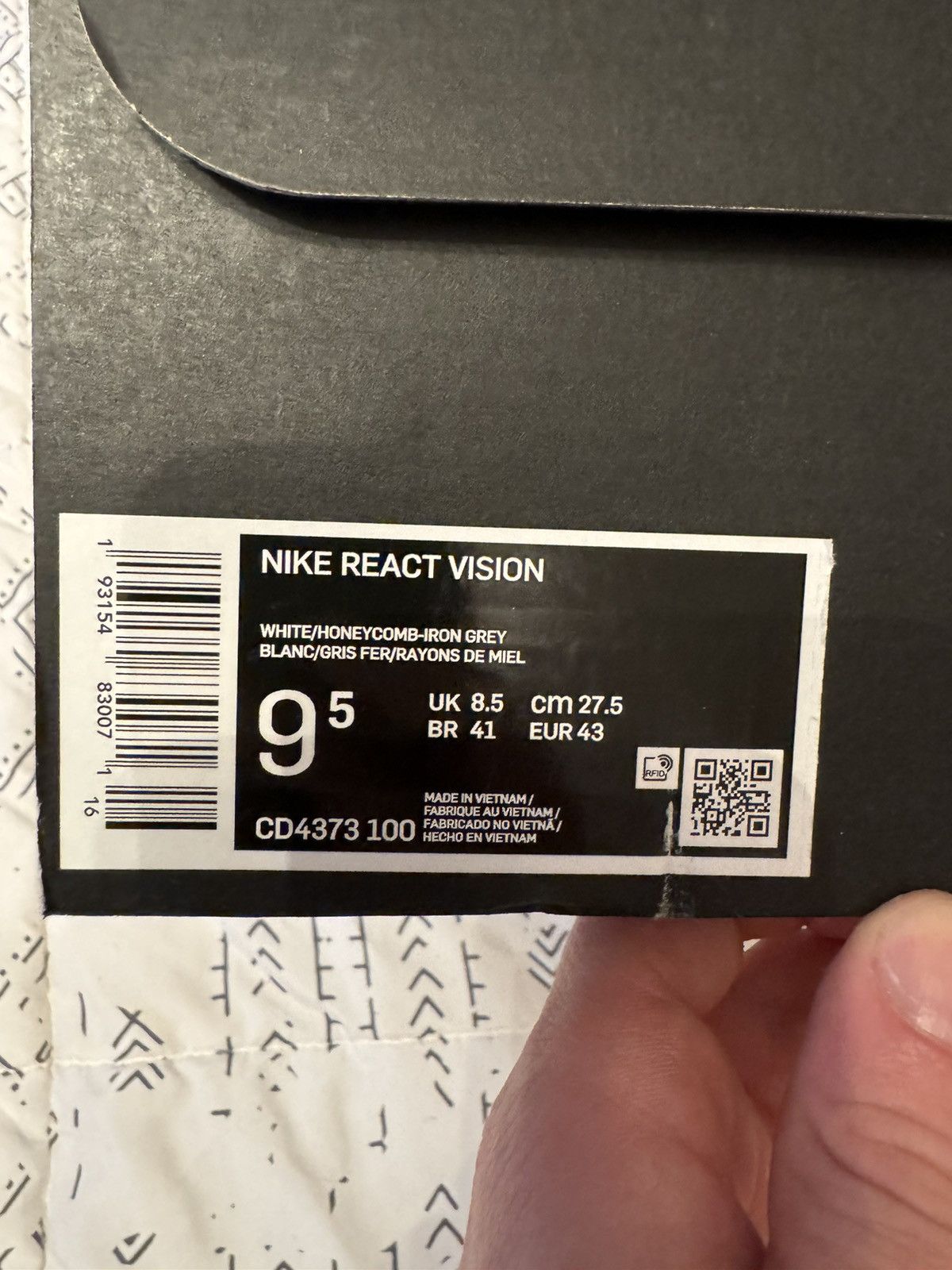 Nike D/MS/X x Nike react sneaker Size US 9.5 / EU 42-43 - 4 Thumbnail