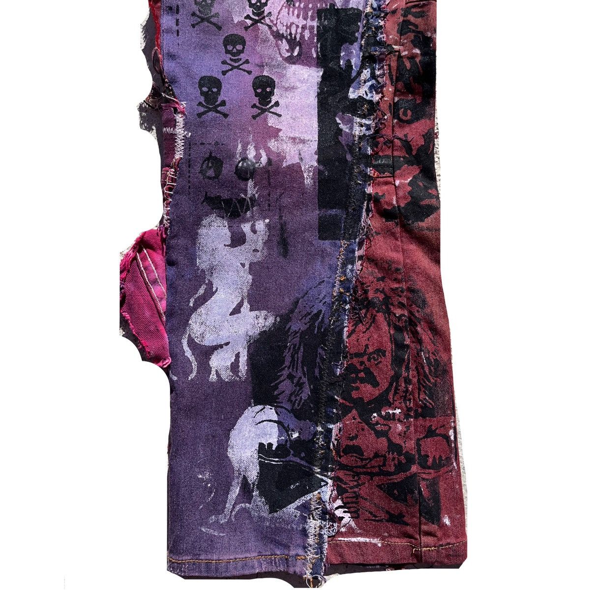 Other Basedbich mens patchwork denim jeans Size US 30 / EU 46 - 4 Thumbnail