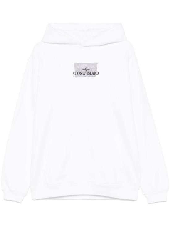 Stone Island STONE ISLAND Men Hoodies 6100660S0094 V0001 White Size US L / EU 52-54 / 3 - 1 Thumbnail