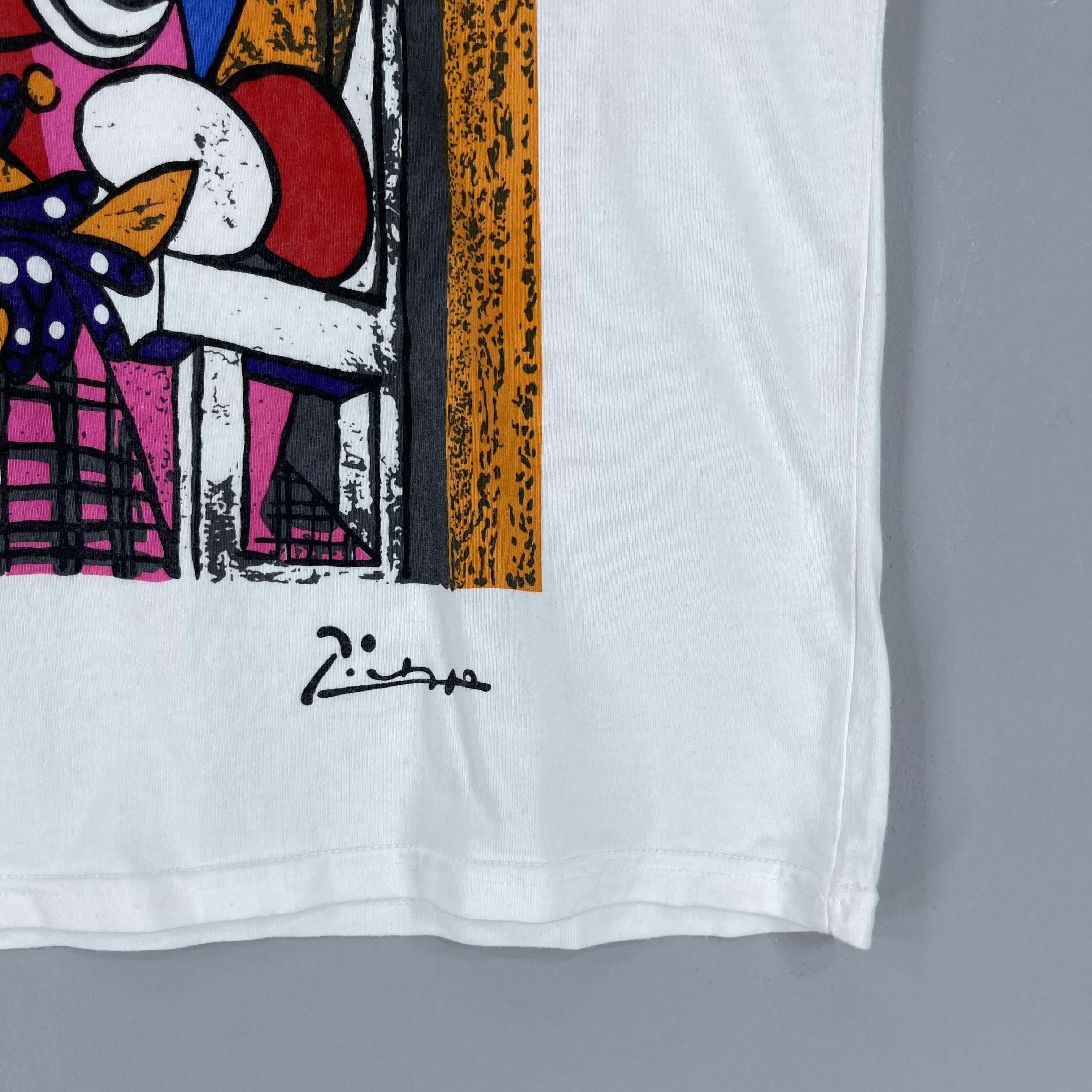 Art Comes First Vintage Pablo Picasso Art Collection Print T-Shirt Size US S / EU 44-46 / 1 - 3 Thumbnail