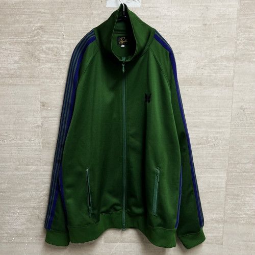 Needles Jacket Zip Up Tape Long Sleeve Green Size US XL / EU 56 / 4 - 1 Thumbnail