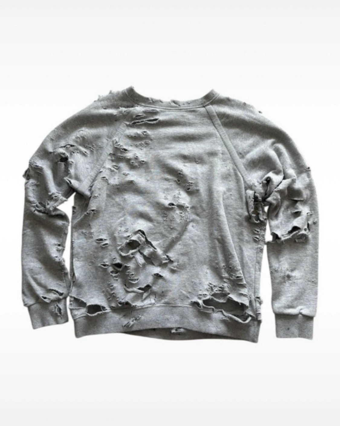 Saint Laurent Paris Saint Laurent SS13 Distressed Crewneck by Hedi Slimane Size US S / EU 44-46 / 1 - 4 Thumbnail