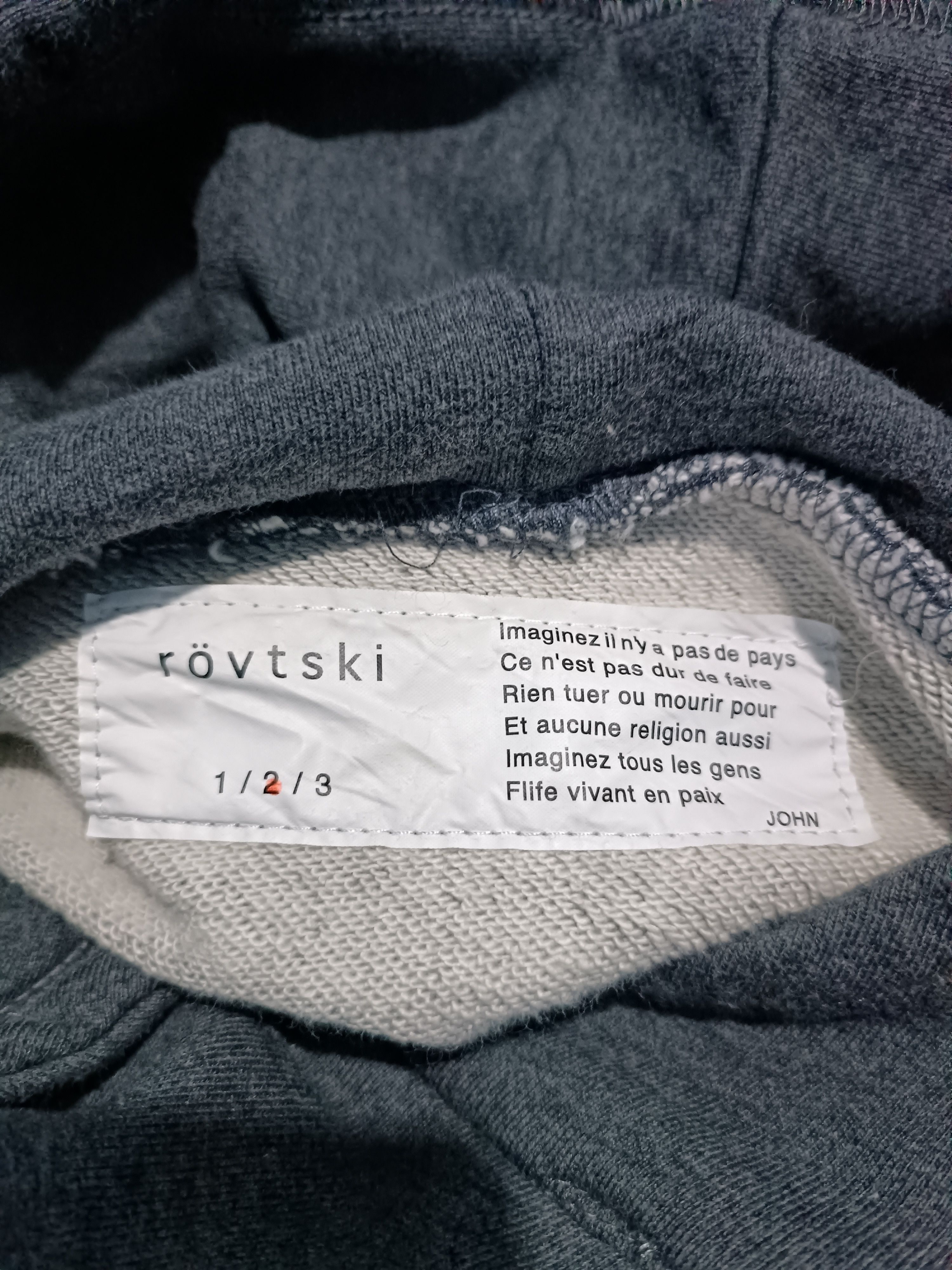 Japanese Brand Asymmetrical Double Zip Up Hoodie Gray Size US M / EU 48-50 / 2 - 5 Thumbnail