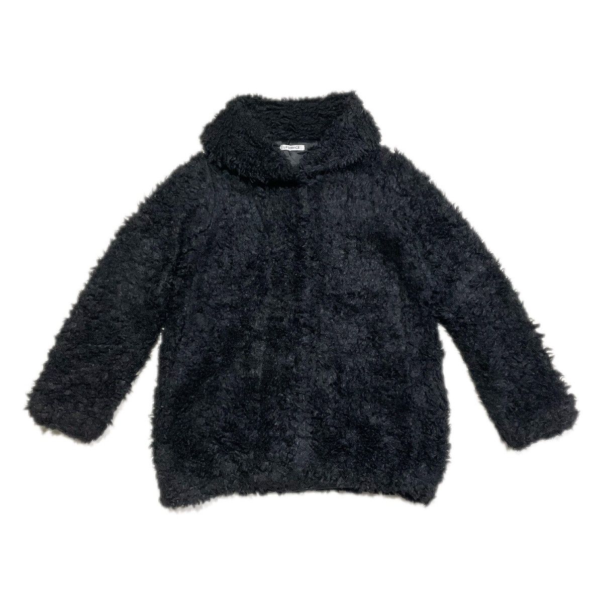 Hysteric Glamour 🔥Sick Y2K Lip Service Faux Fur Jacket Mohair LGB Size US L / EU 52-54 / 3 - 3 Thumbnail
