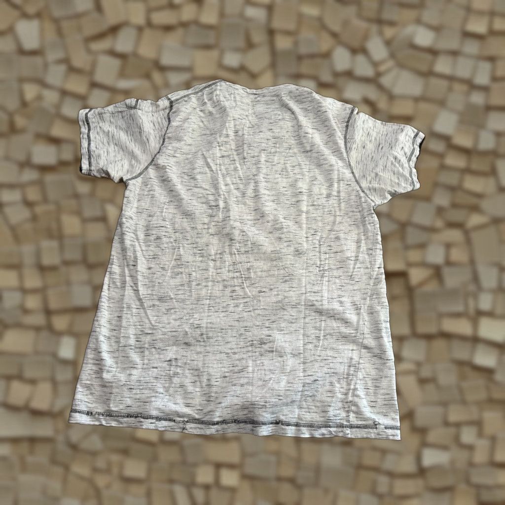 Vintage Modern Culture Shirt Men's 2XB White Black Short Sleeve Shirt Quarter Buttons Size US XXL / EU 58 / 5 - 1 Thumbnail