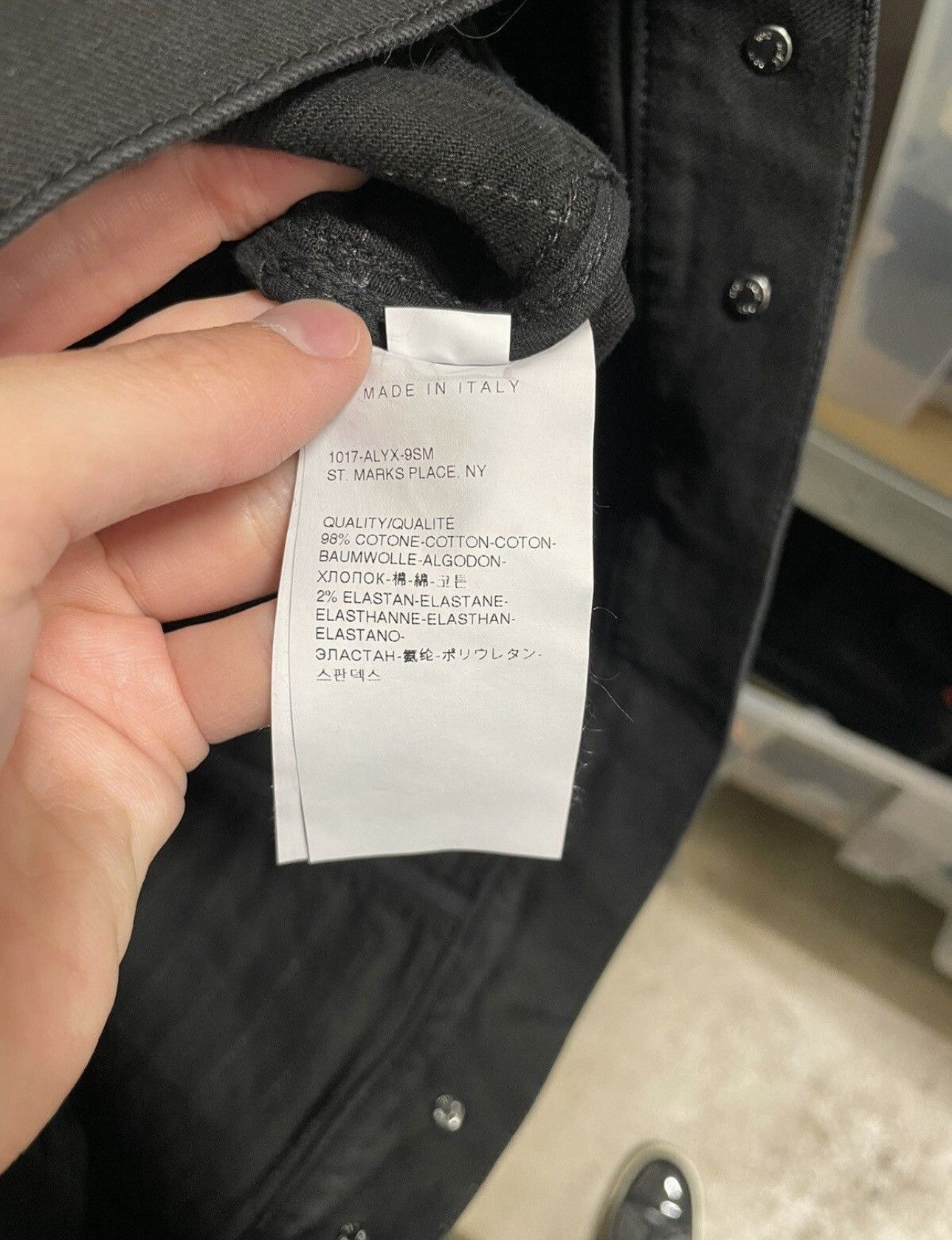 1017 ALYX 9SM 1017 ALYX 9SM X Blackmeans Distressed Denim Jacket 2000$ Size US L / EU 52-54 / 3 - 7 Thumbnail