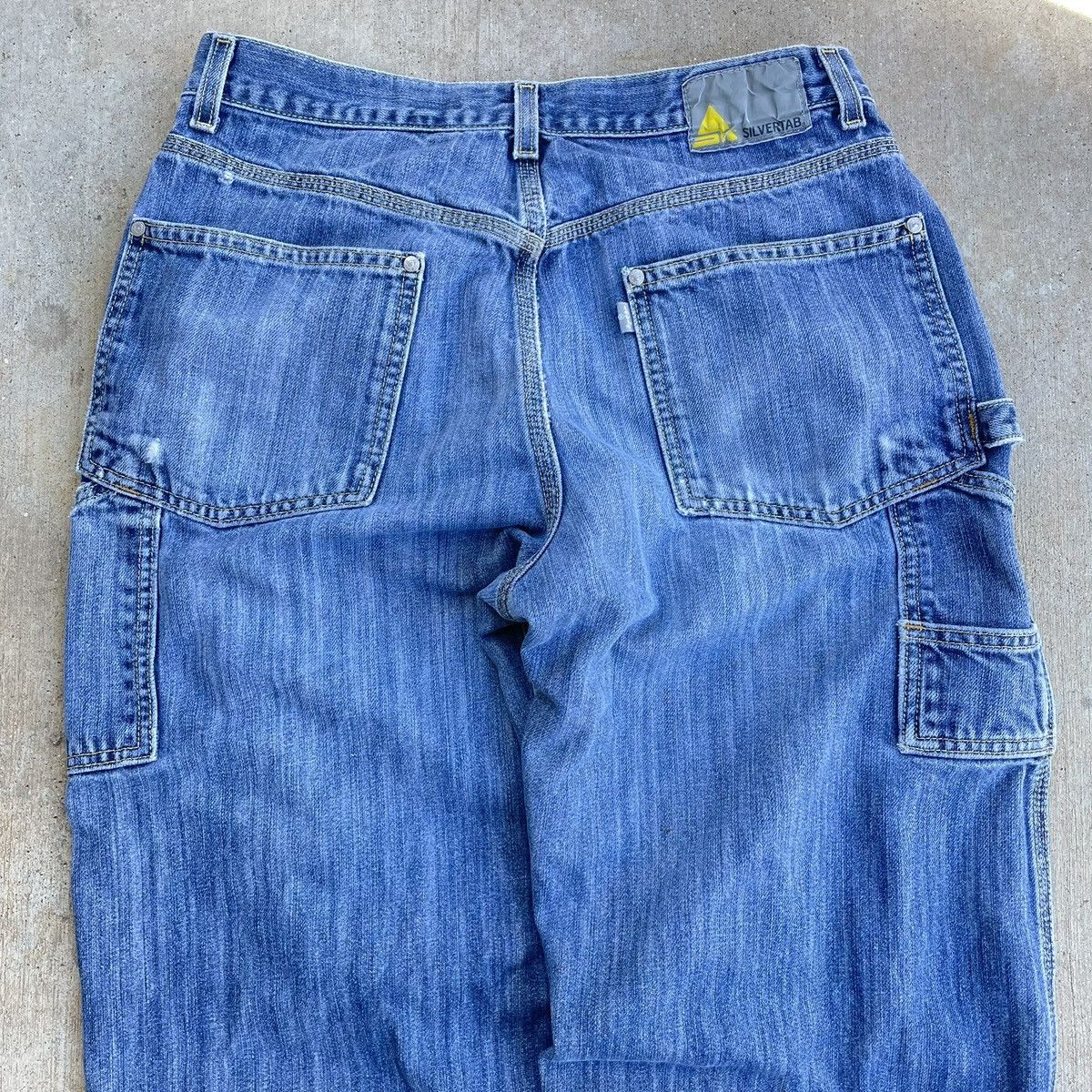 Levi's Vintage Levi's Silvertab Baggy Carpenter Jeans Denim 34x30 Size US 34 / EU 50 - 3 Thumbnail