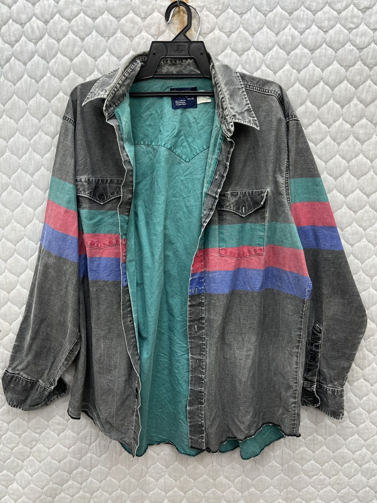 Wrangler 🔥🔥🔥ARCHIVE VINTAGE WRANGLER BRUSH POPPER SHIRTS Size US L / EU 52-54 / 3 - 7 Thumbnail