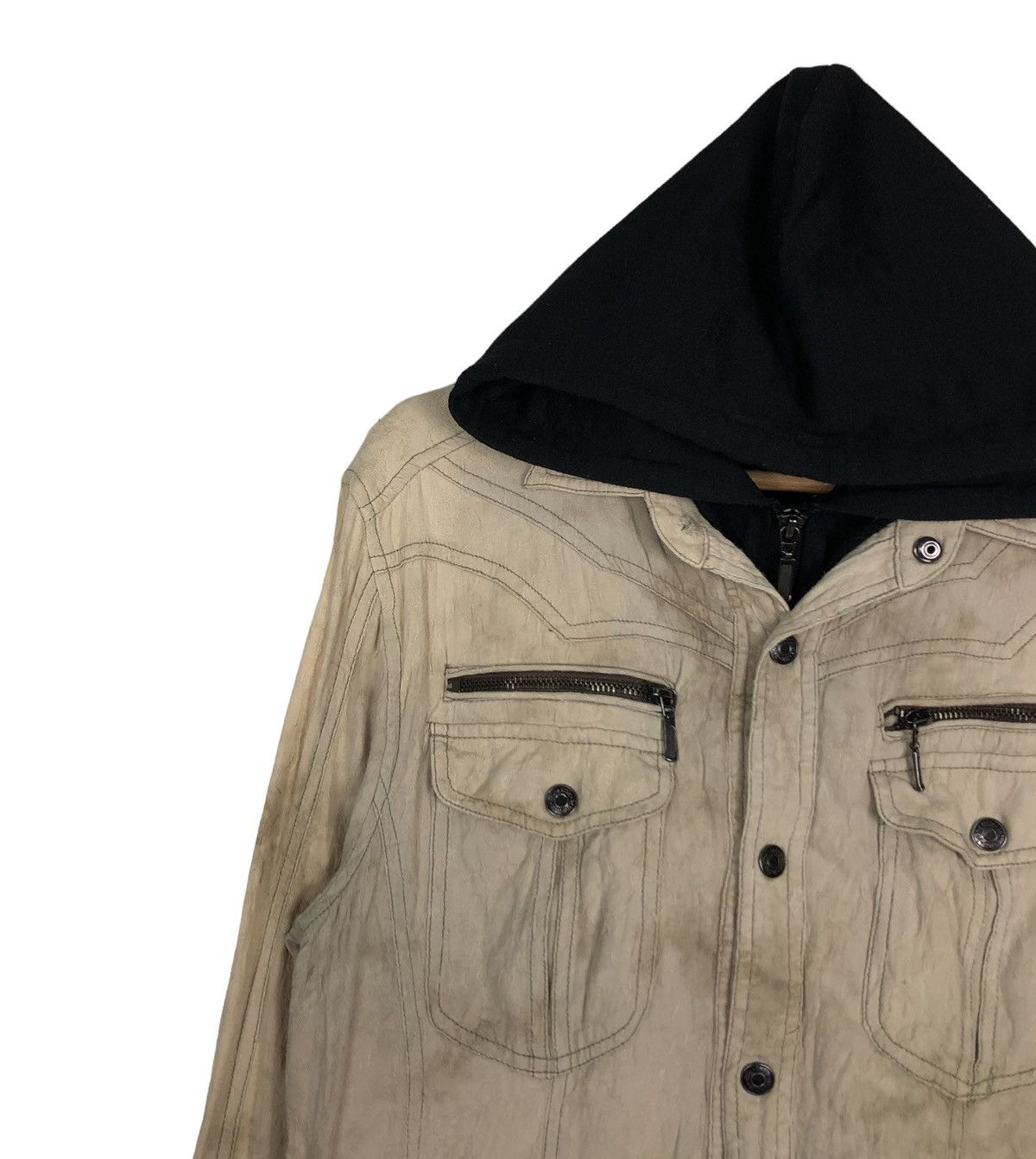 Hysteric Glamour 🔥VINTAGE BIKER JACKET IN THE ATTIC JAPAN PUNK STYLE HOODIE Size US L / EU 52-54 / 3 - 7 Thumbnail
