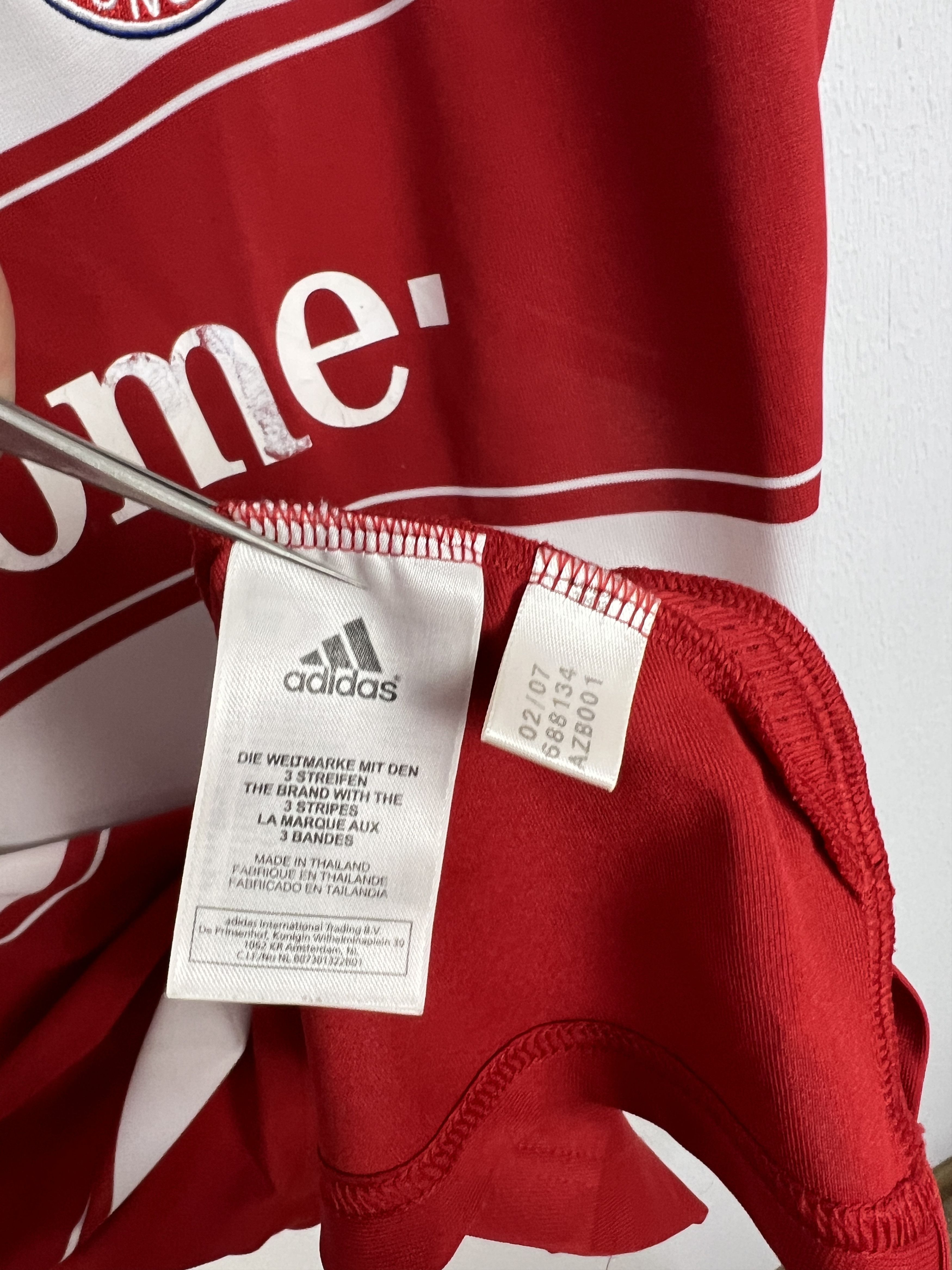 Adidas Bayern Munich Home football shirt 2007 Soccer Adidas Jersey Size US XXL / EU 58 / 5 - 9 Thumbnail