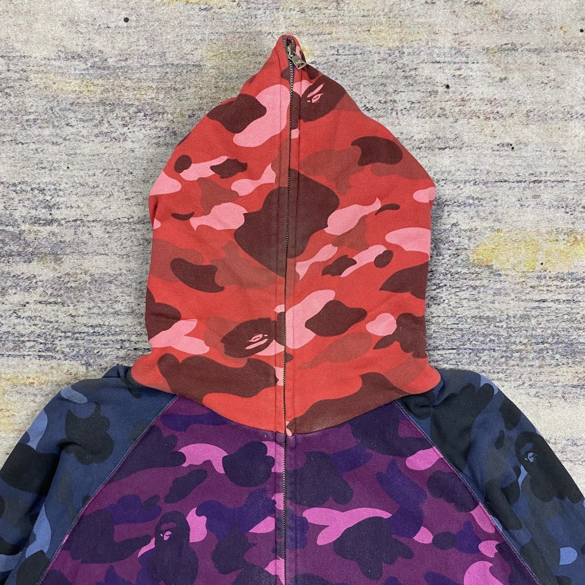 Bape Bape candy camouflage multi color full zip hoodie Size US L / EU 52-54 / 3 - 5 Thumbnail
