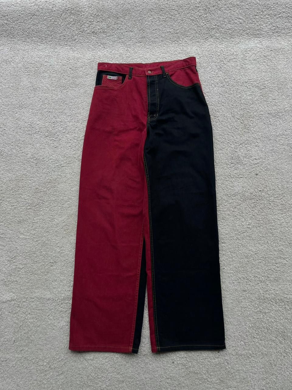 Cross Colours RARE Vintage Cross Colours Two Tone Baggy Pants Size US 34 / EU 50 - 4 Thumbnail