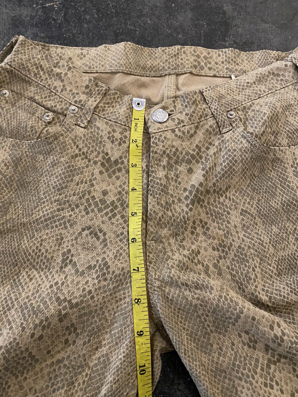 Hysteric Glamour × If Six Was Nine × Le Grande Bleu (L.G.B.) Cimarron snakeskin ifsixwasnine punk style Jeans Size US 27 - 18 Thumbnail