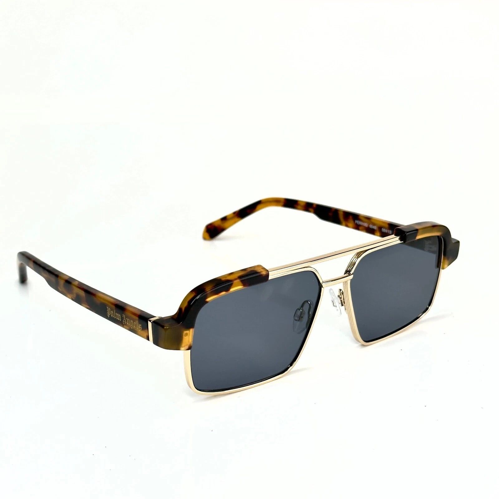 Palm Angels PALM ANGELS PERI10D 10D PANORAMA Brown Blue Fashion Sunglass Size ONE SIZE - 9 Thumbnail