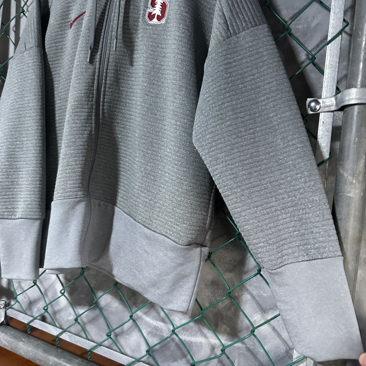 Nike Nike Grey Stanford Full Zip hoodie sweatshirt Size L / US 10 / IT 46 - 4 Thumbnail