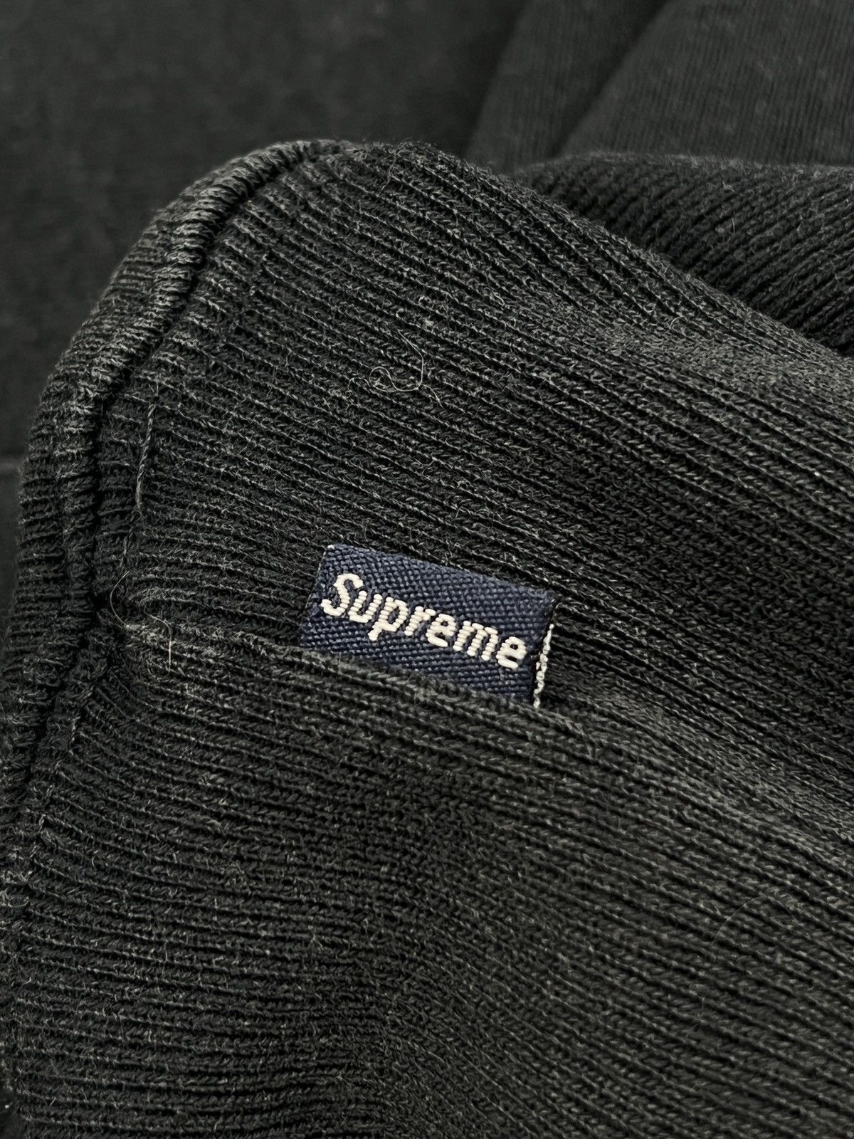 Supreme Vintage 2000 Supreme Box Logo Navy On Navy Hoodie Size US L / EU 52-54 / 3 - 13 Thumbnail