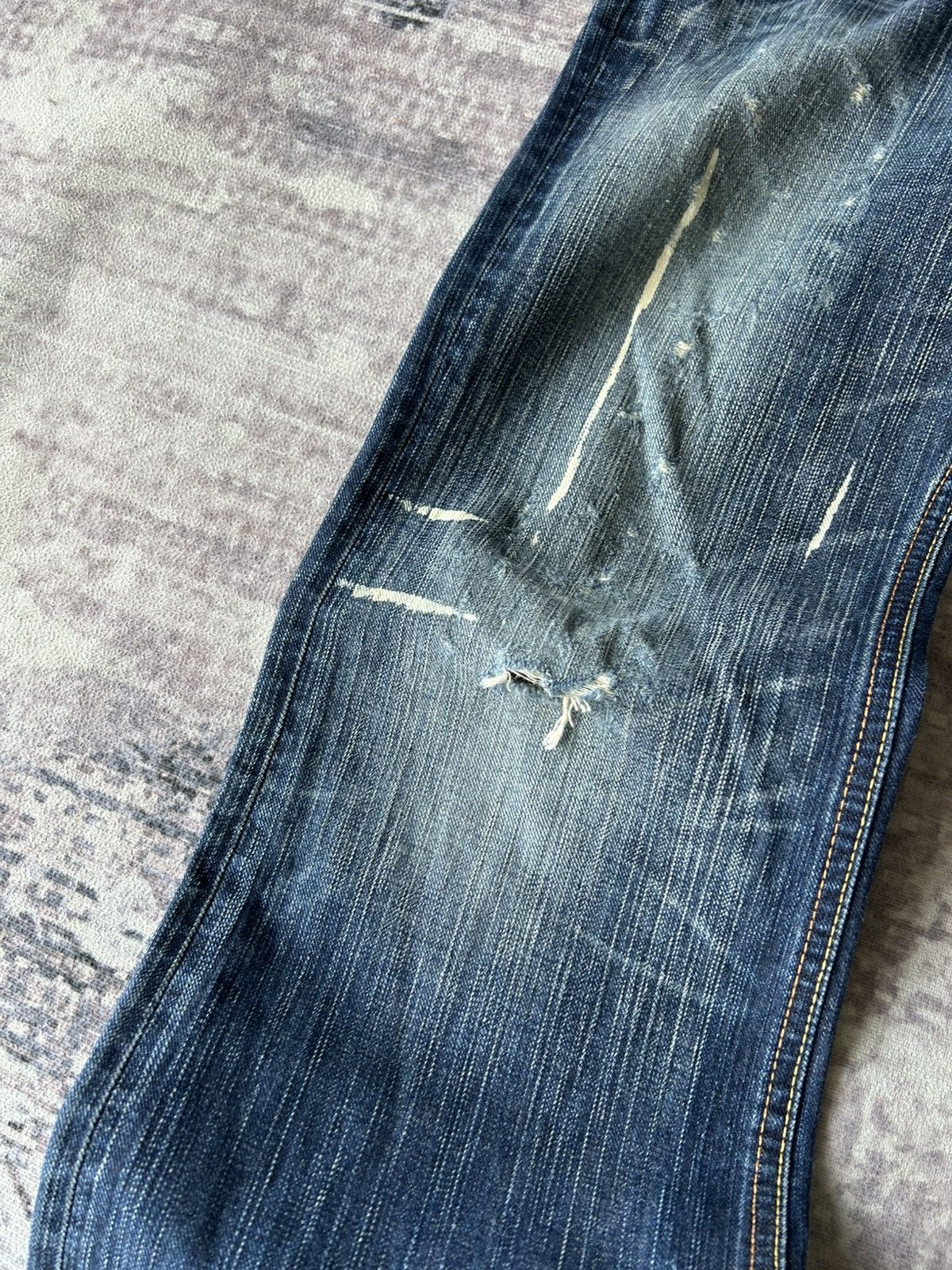 If Six Was Nine Flared Painter Style Liberto Jeans Size US 32 / EU 48 - 5 Thumbnail