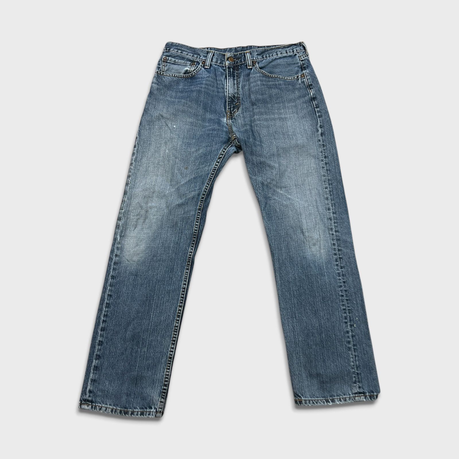 Levi's × Vintage Levi's 505 Jeans 34x32 Original Straight Faded Denim Pants Size US 34 / EU 50 - 1 Thumbnail