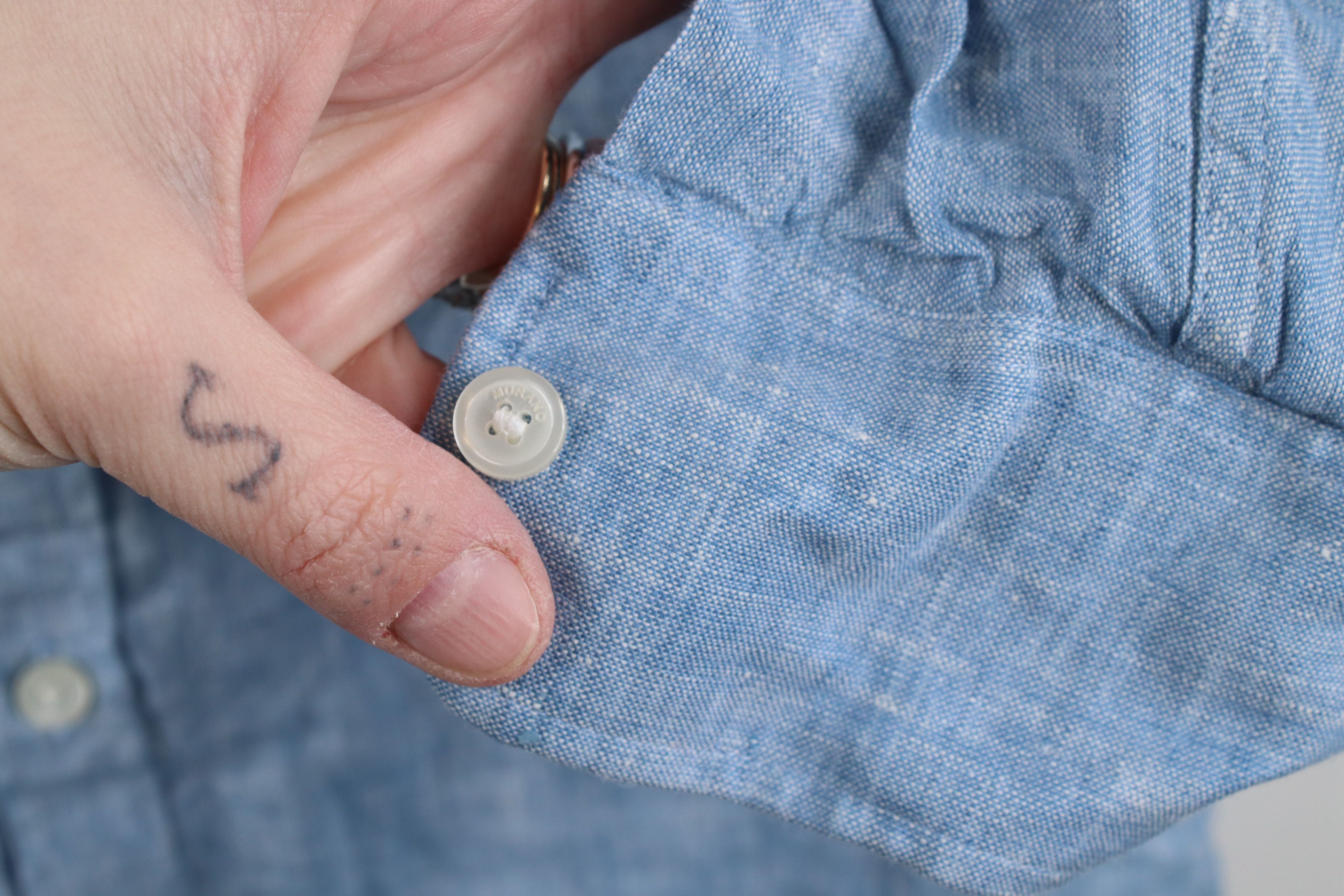 Vintage Streetwear Baird McNutt Irish Linen Roll Cuff Button Shirt Size US S / EU 44-46 / 1 - 7 Thumbnail