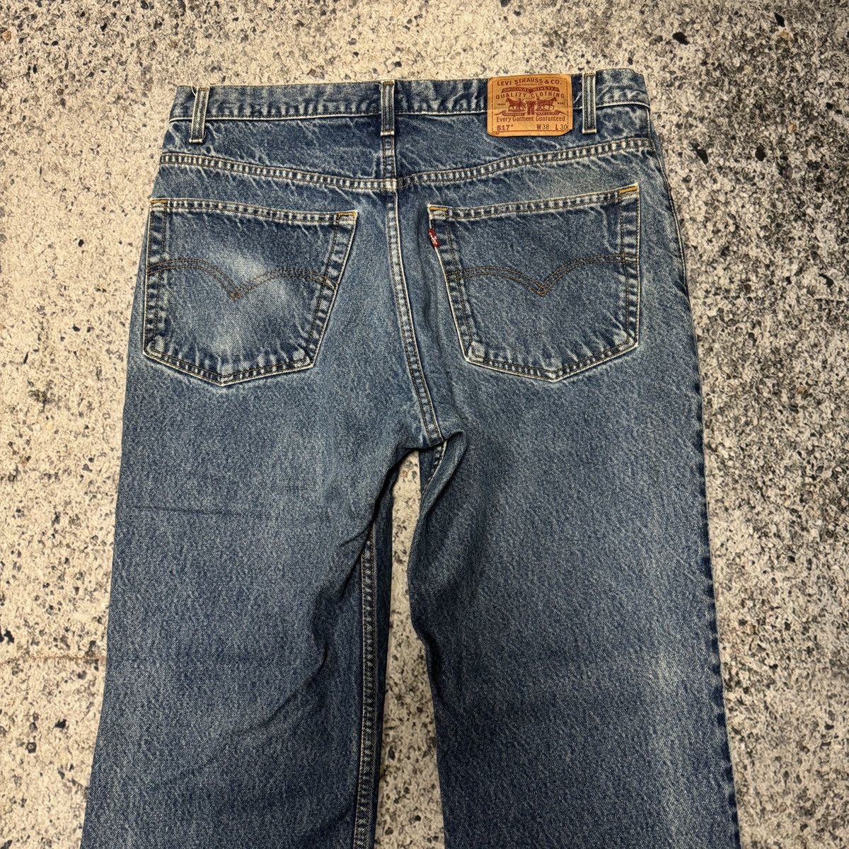 Levi's 90s Levi's 517 Bootcut Flare Denim Jeans ERD Grunge Western Size US 38 / EU 54 - 7 Thumbnail