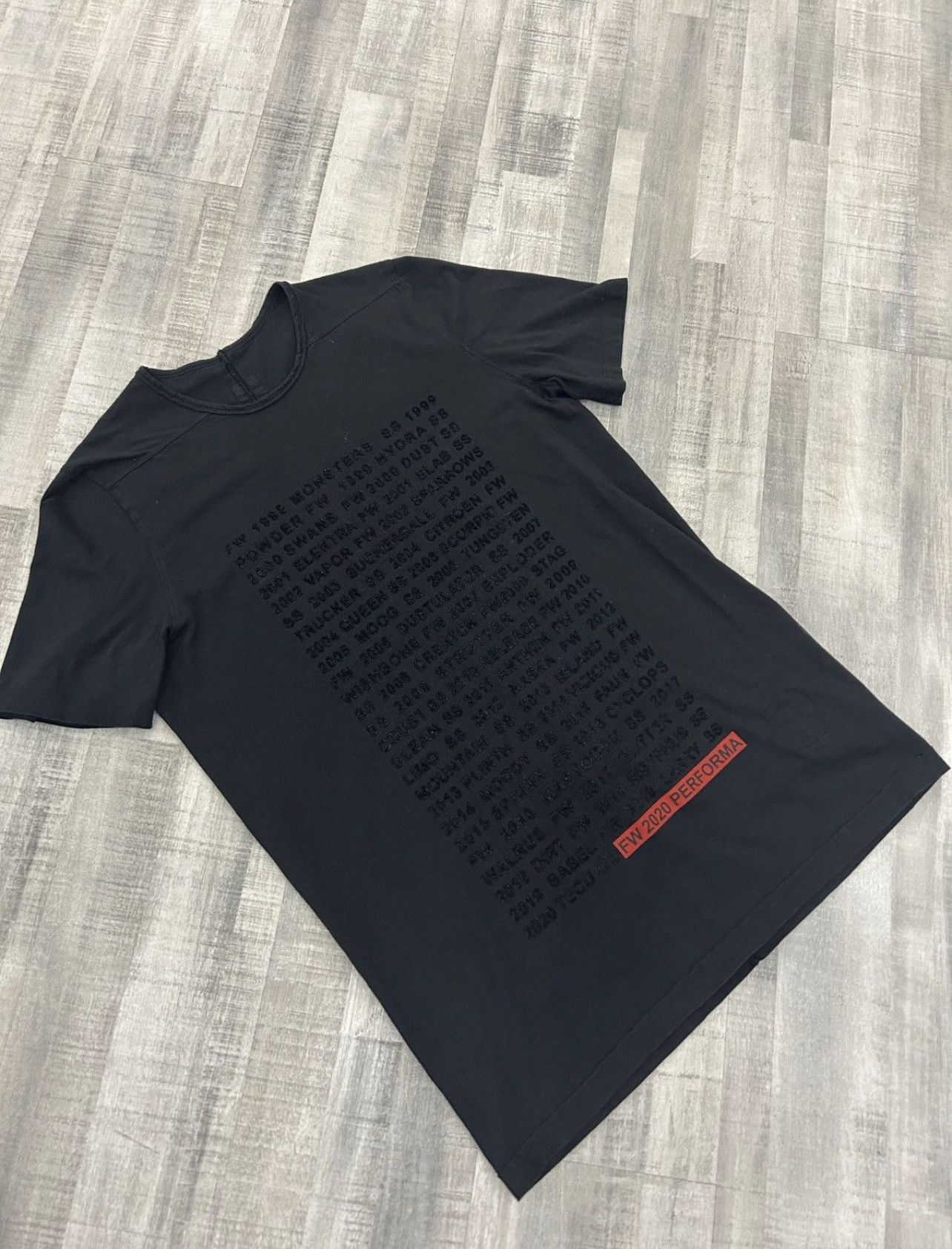 Rick Owens Drkshdw Rick Owen's Drkshdw Level Tee Size US S / EU 44-46 / 1 - 2 Thumbnail