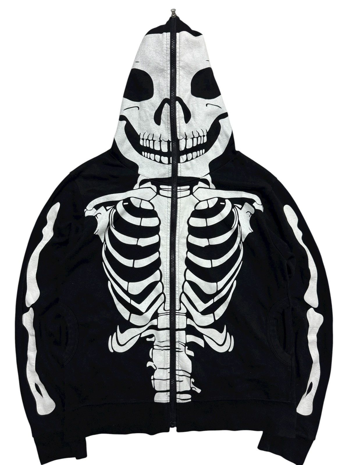 Roen 💥KAPITAL INSPIRED SKELETON BONES FULLY ZIPPER BY JAPANESE Size US S / EU 44-46 / 1 - 2 Thumbnail