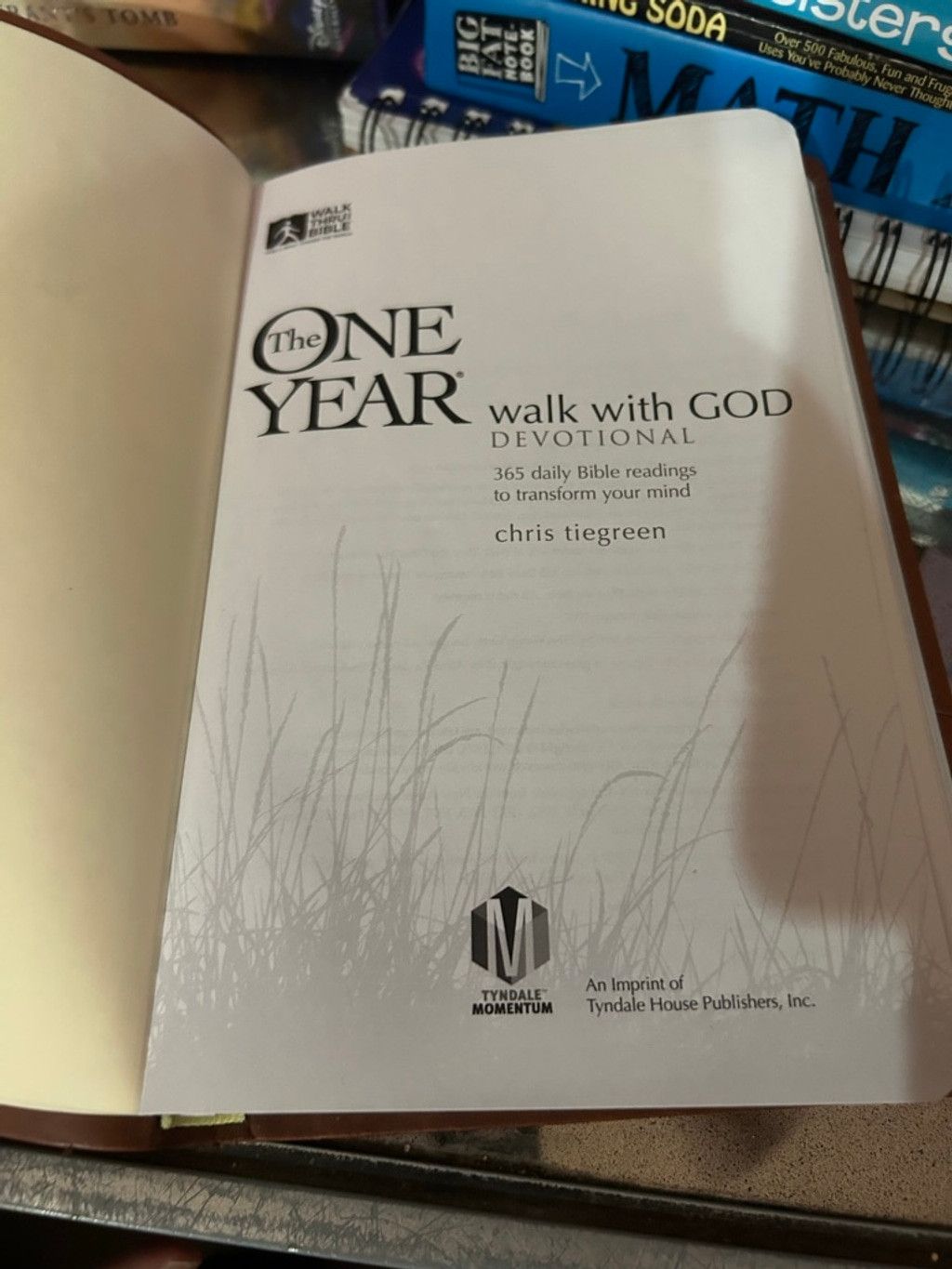 Other Tyndale Momentum Brown One Year Walk With God Devotional Size ONE SIZE - 4 Thumbnail