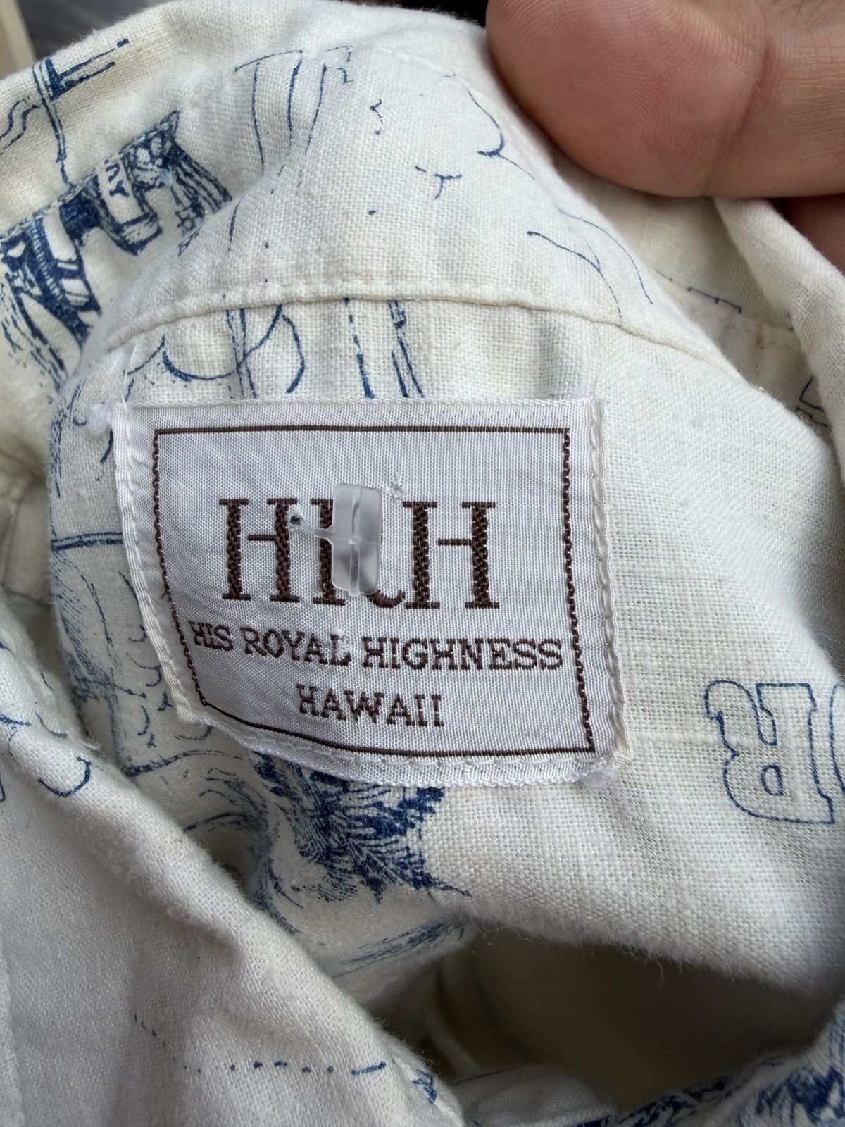 Other VTG 80s HRH His Royal Highness Hawaiian Shirt Men's M Size US M / EU 48-50 / 2 - 4 Thumbnail