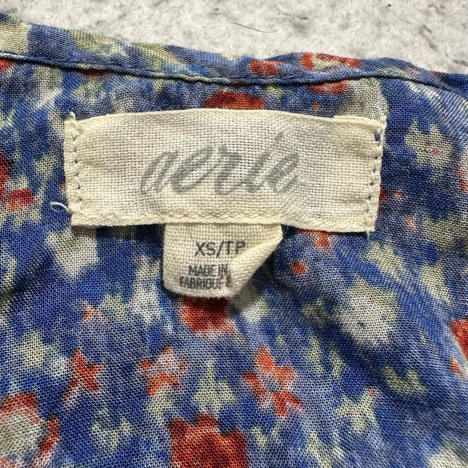 Other Aerie XS Blue Floral Spaghetti Strap Tiered Mini Sun Dress Size XS / US 0-2 / IT 36-38 - 3 Thumbnail