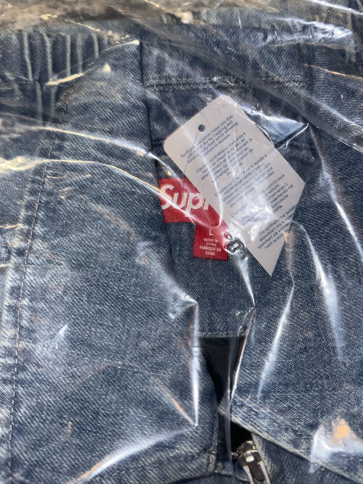 Supreme Supreme Hooded Utility Jacket Denim size Large IN HAND‼️ Size US L / EU 52-54 / 3 - 5 Thumbnail