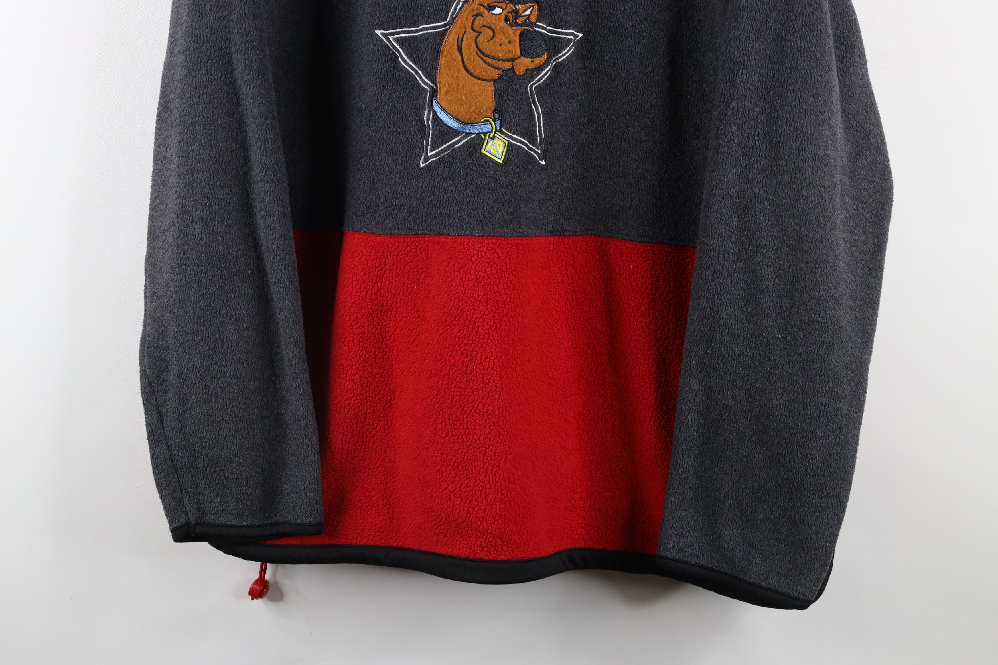Vintage Vintage Y2K 2001 Scooby Doo Block Half Zip Fleece Sweater Size 3XL / US 20-22 - 3 Thumbnail