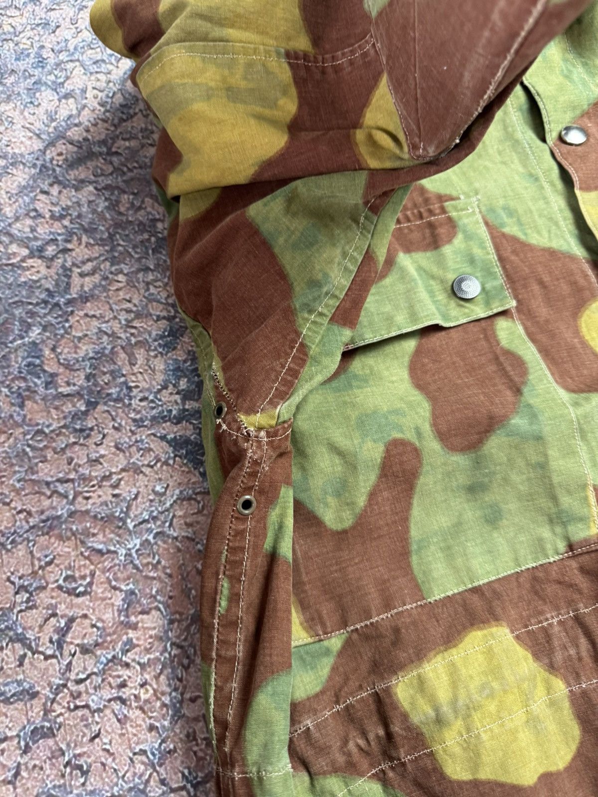 Vintage 1968 Italian Army San Marco M29 Paratrooper Camo Jacket Size US M / EU 48-50 / 2 - 12 Thumbnail