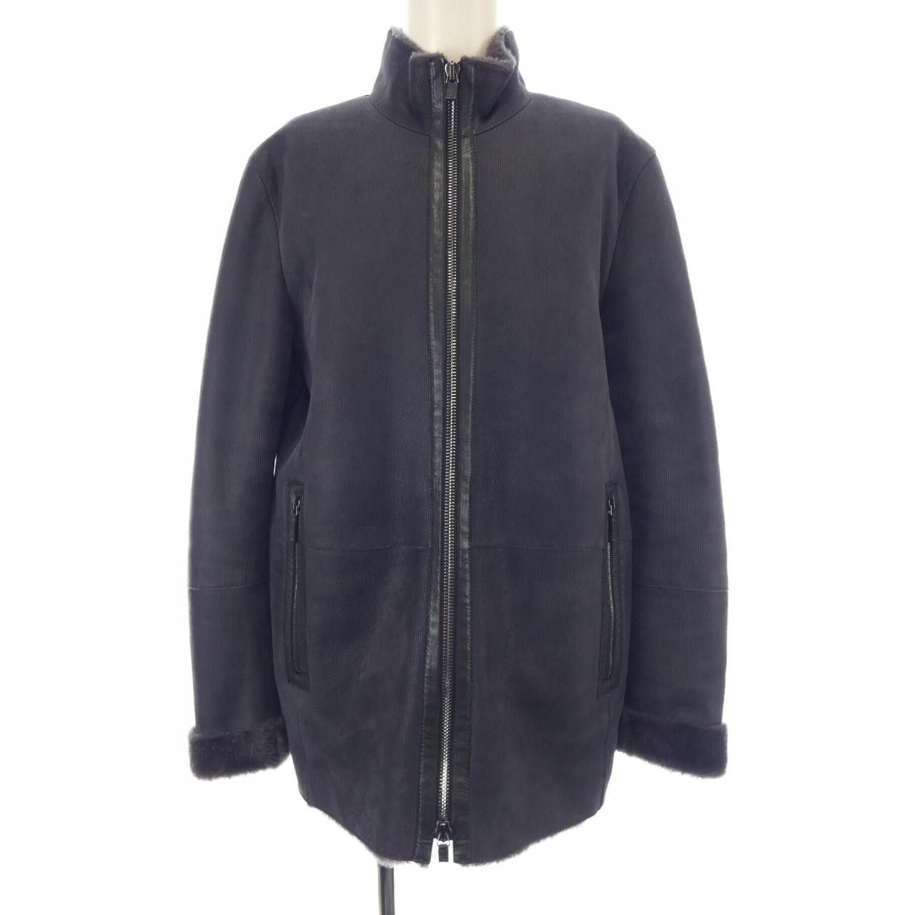 Giorgio Armani Giorgio Armani Giorgio Armani Shearling Jacket Fur Outerwear SSB01P SSP01 DUTY FREE for USA Size ONE SIZE - 1 Thumbnail