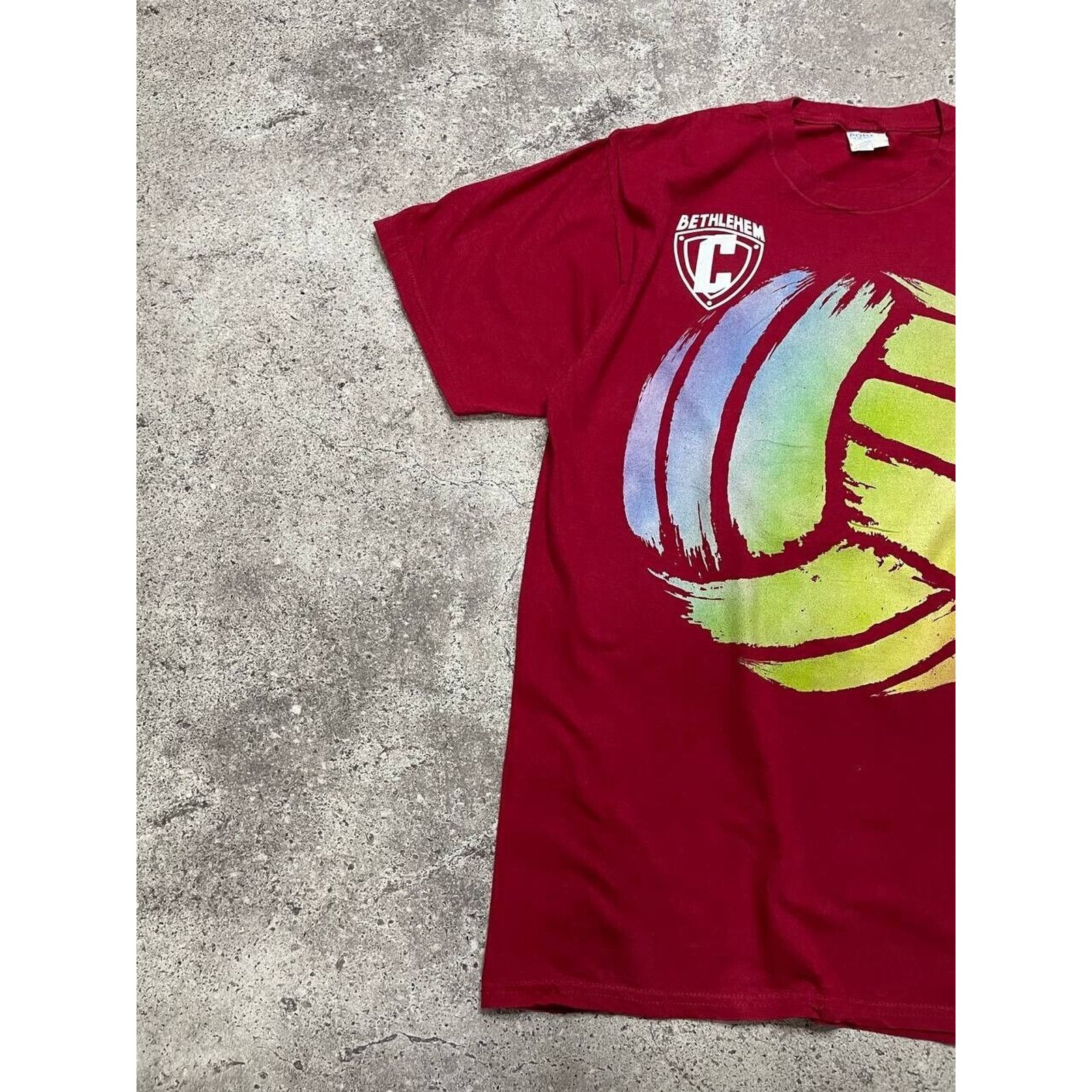 Vintage Vintage Bethlehem Volleyball T-Shirt Red M Duclos #6 Team Size US M / EU 48-50 / 2 - 3 Thumbnail