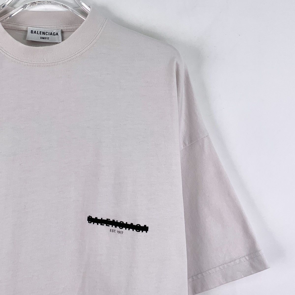 Balenciaga Balenciaga Logo Printed Short Sleeve T-Shirt K26WX Size US S / EU 44-46 / 1 - 3 Thumbnail
